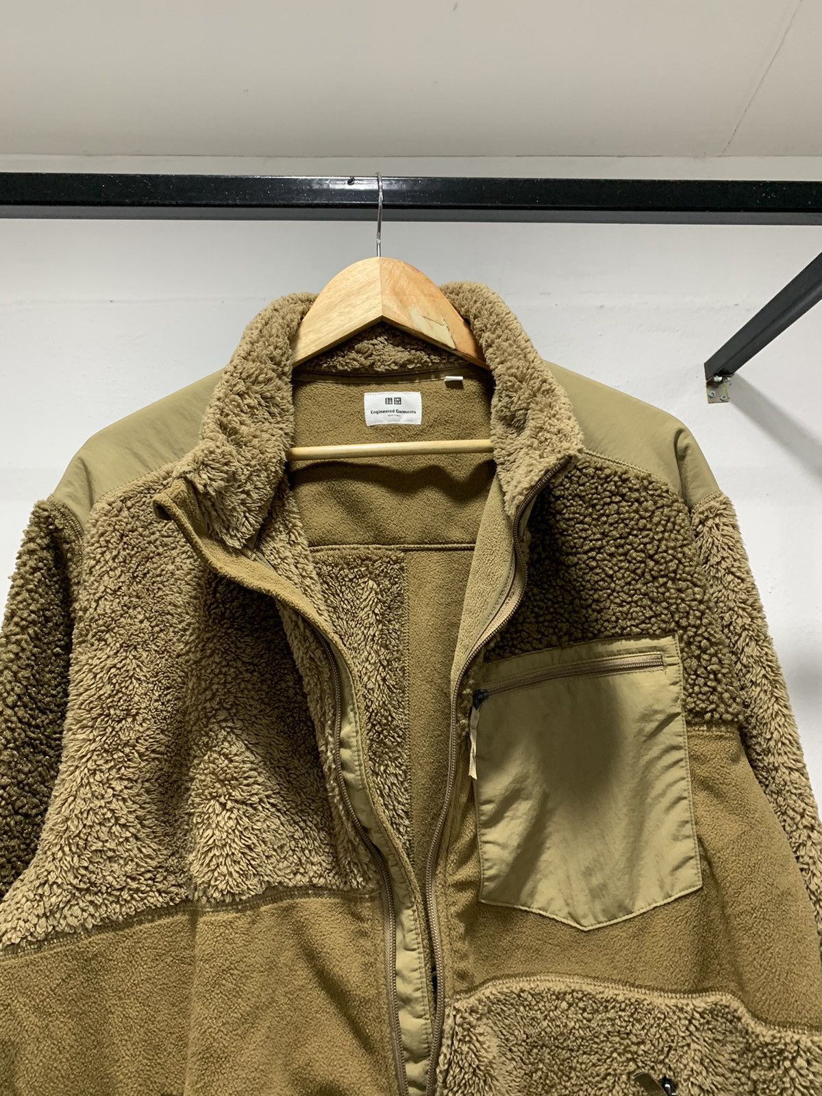 Engineered Garments × Japanese Brand ENGENEERED GARMENTS PATCHWORK FLEECE JACKET VINTAGE Size US XL / EU 56 / 4 - 9 Thumbnail