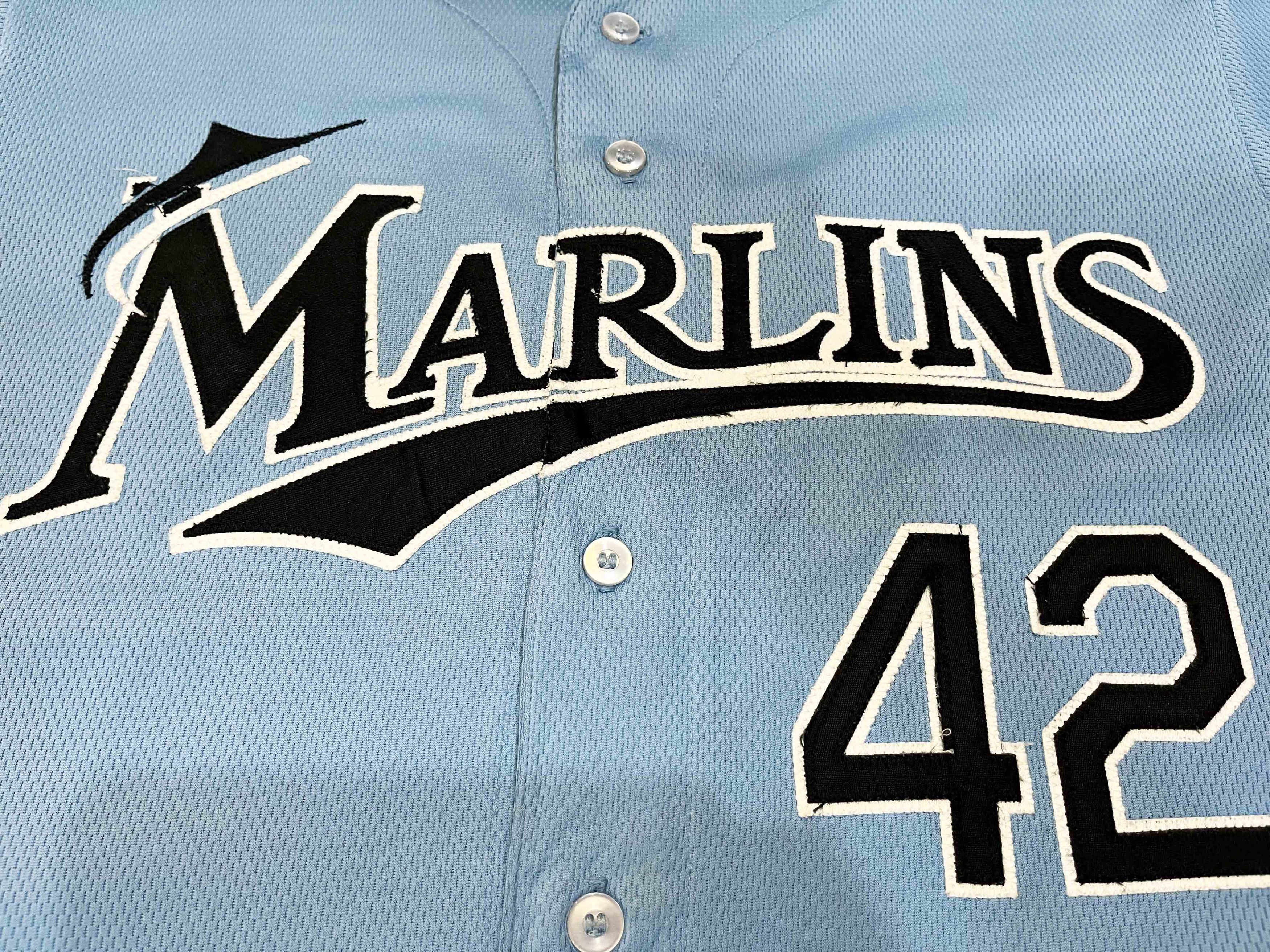 MLB × Vintage Vintage Victory MLB Miami Marlins #42 Baseball Game Jersey Size US M / EU 48-50 / 2 - 2 Thumbnail