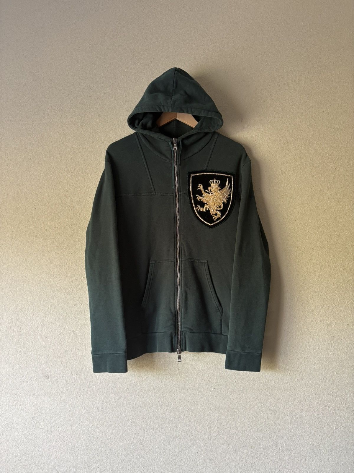 Balmain Balmain Ss/11 graffiti zip up hoodie | Grailed