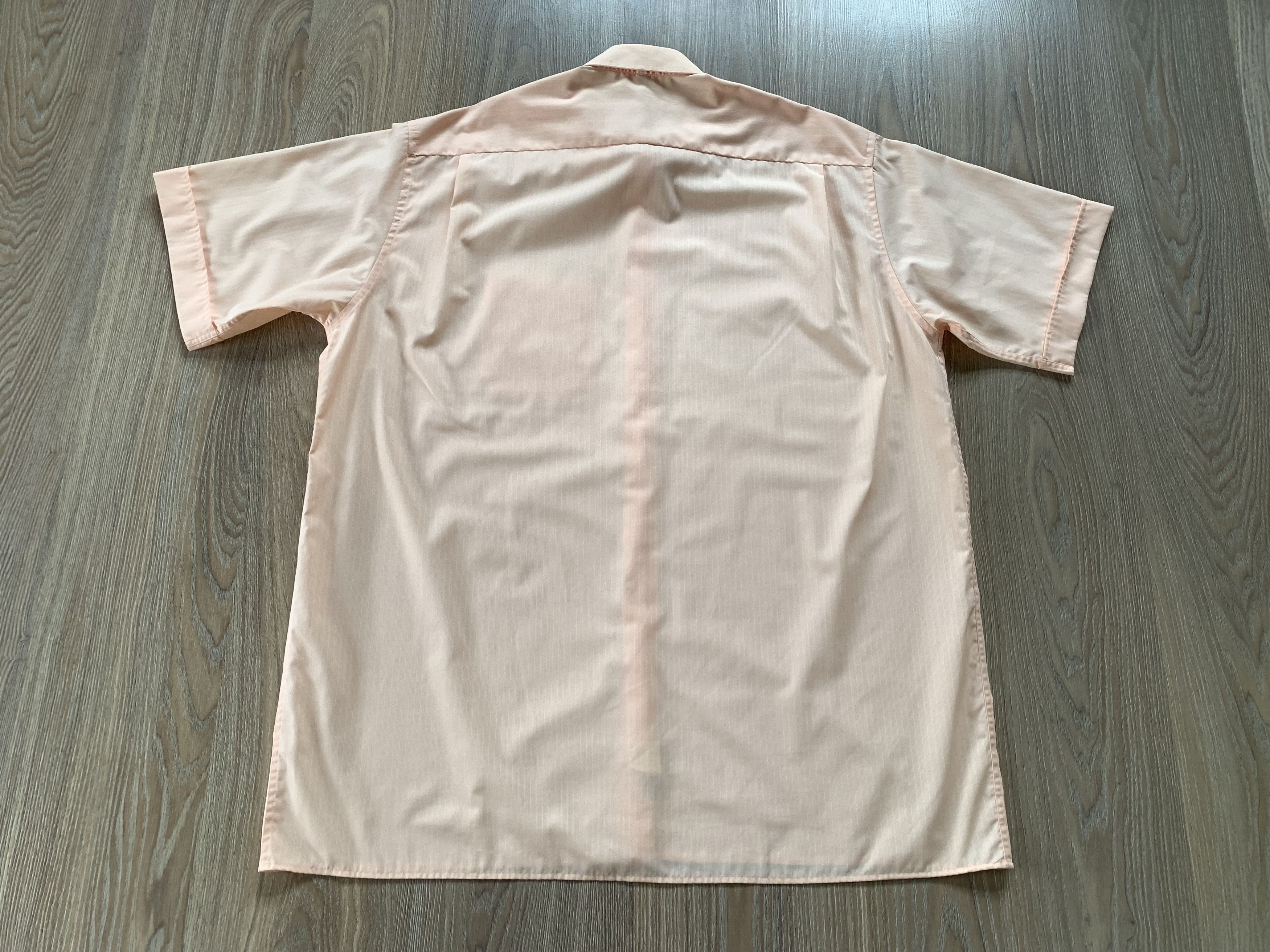 Other Eterna Excellent Mens Peach Short Sleeve Pocket Shirt Size US XL / EU 56 / 4 - 3 Thumbnail