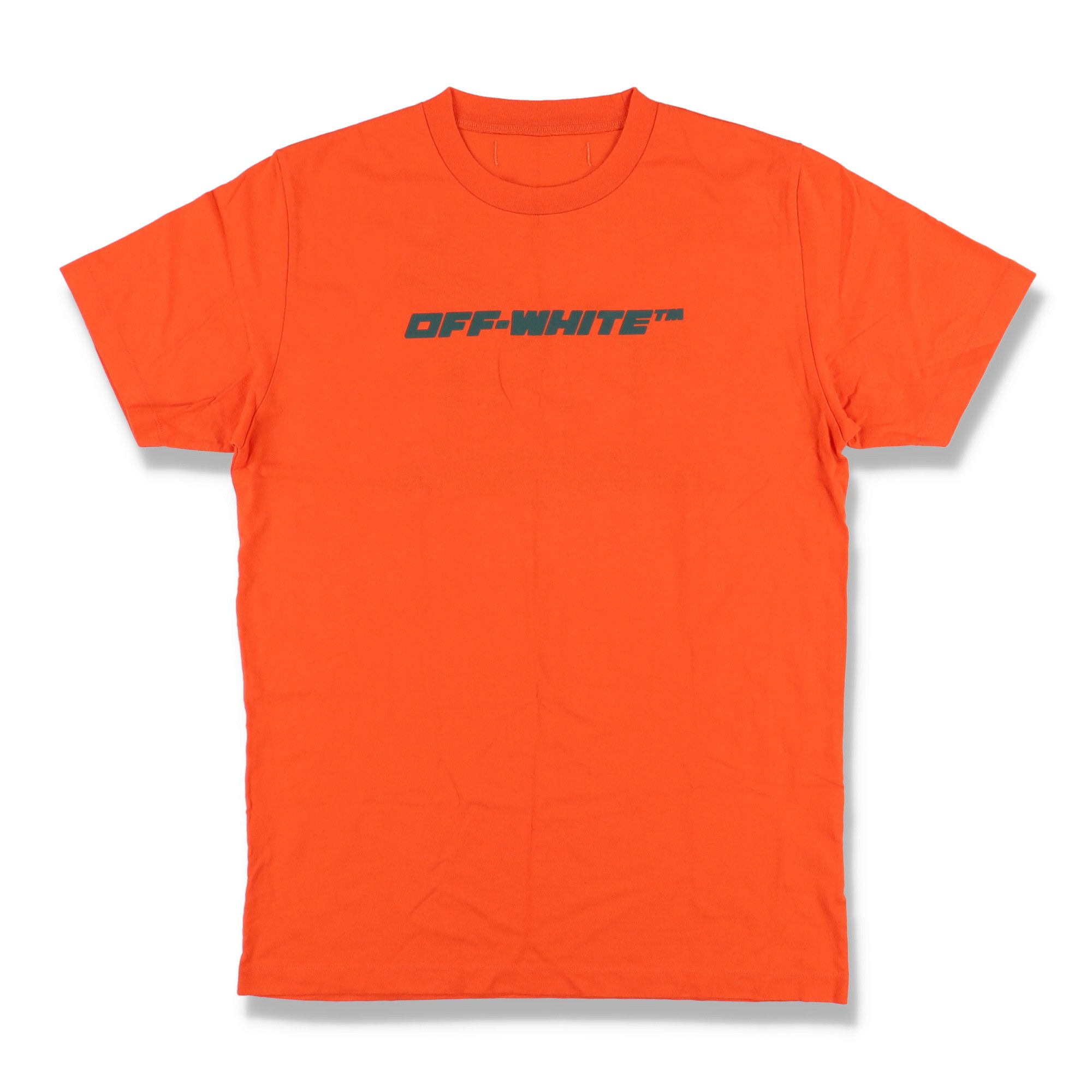 Off-White Orange Trellis Worker Logo T-shirt Size US S / EU 44-46 / 1 - 8 Thumbnail