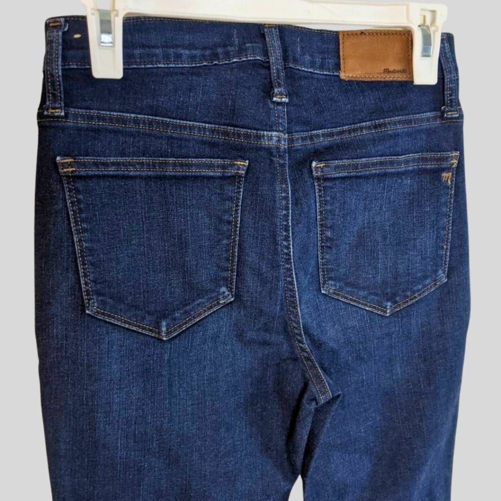 Madewell Madewell 10" High-Rise Skinny Jeans Size 26 Dark Wash Stretch Denim Women's Size 26" / US 2 / IT 38 - 6 Thumbnail