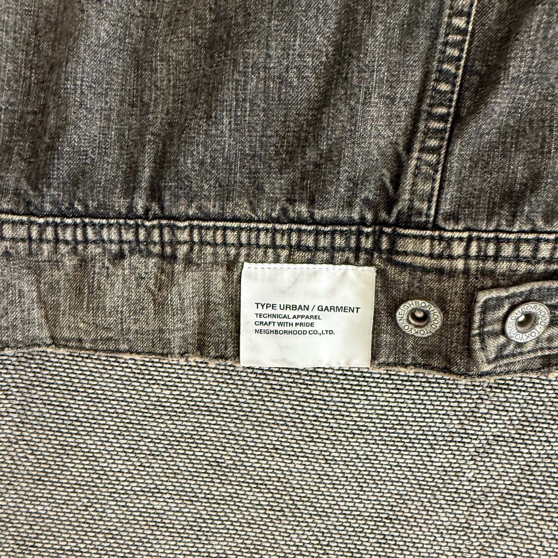 Neighborhood NBHD 23AW Savage Distressed Denim Jacket Black M Size US M / EU 48-50 / 2 - 3 Thumbnail