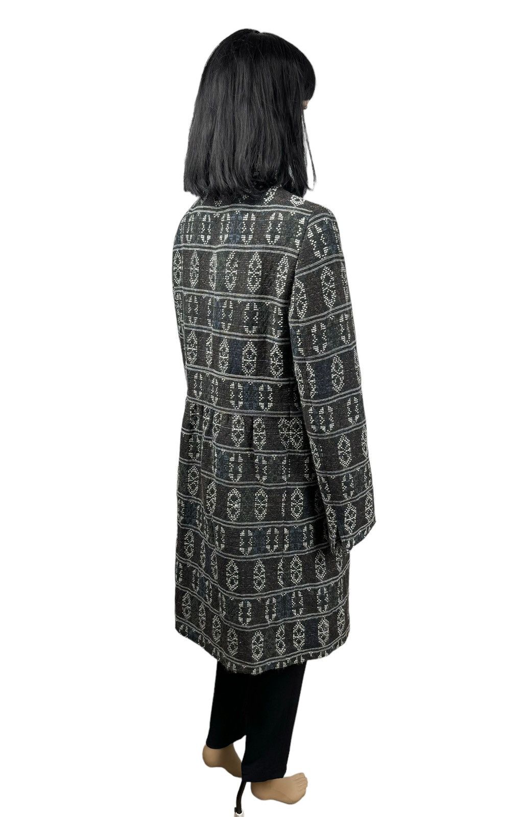 Akris Akris Punto Knit Wool-Viscose Coat Ornament Printed Size XL / US 12-14 / IT 48-50 - 11 Thumbnail