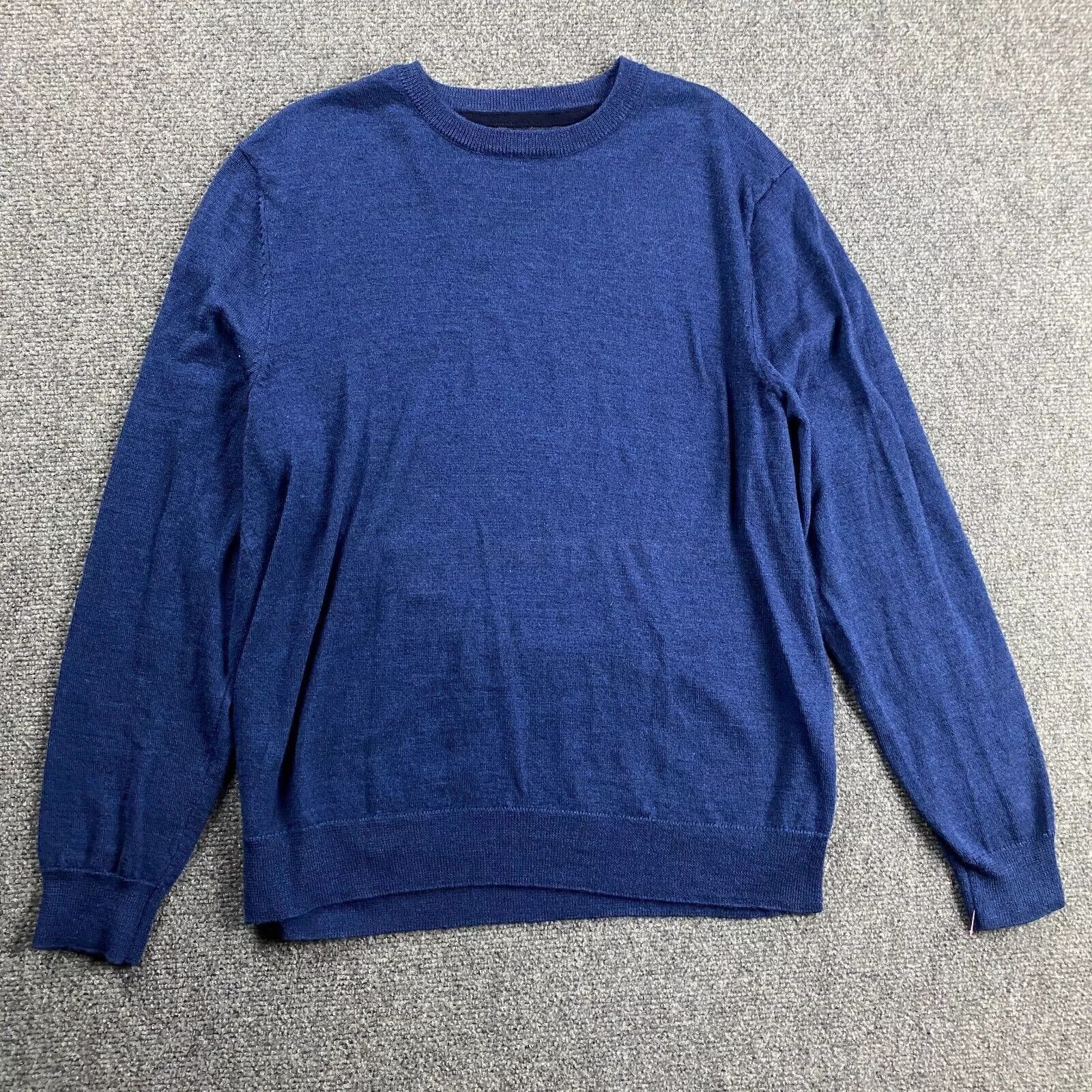 Club Room Club Room Sweater Men's Large Crew Neck Pullover Merino Wool Size US L / EU 52-54 / 3 - 1 Thumbnail