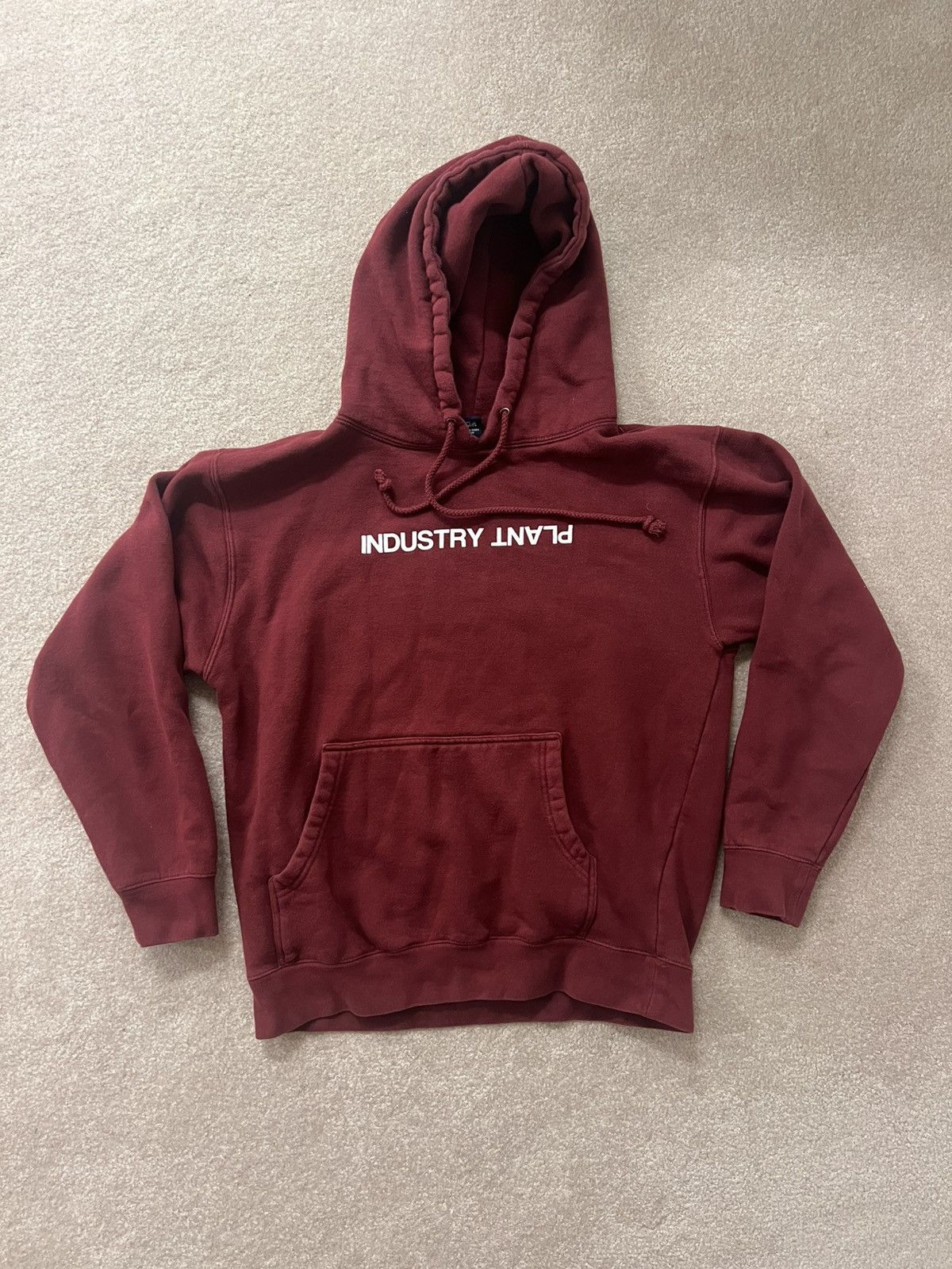 Other Industry Plant Iann Dior Maroon Red Hoodie Sweatshirt Size US S / EU 44-46 / 1 - 1 Thumbnail