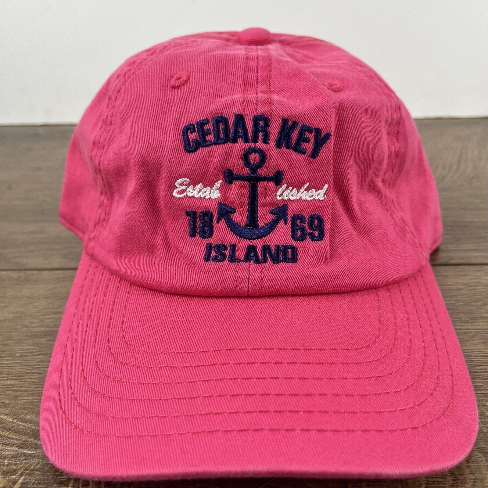 Other Cedar Key Island Hat Cedar Key Island Pink Cap Adjustable Pi Size ONE SIZE - 3 Thumbnail
