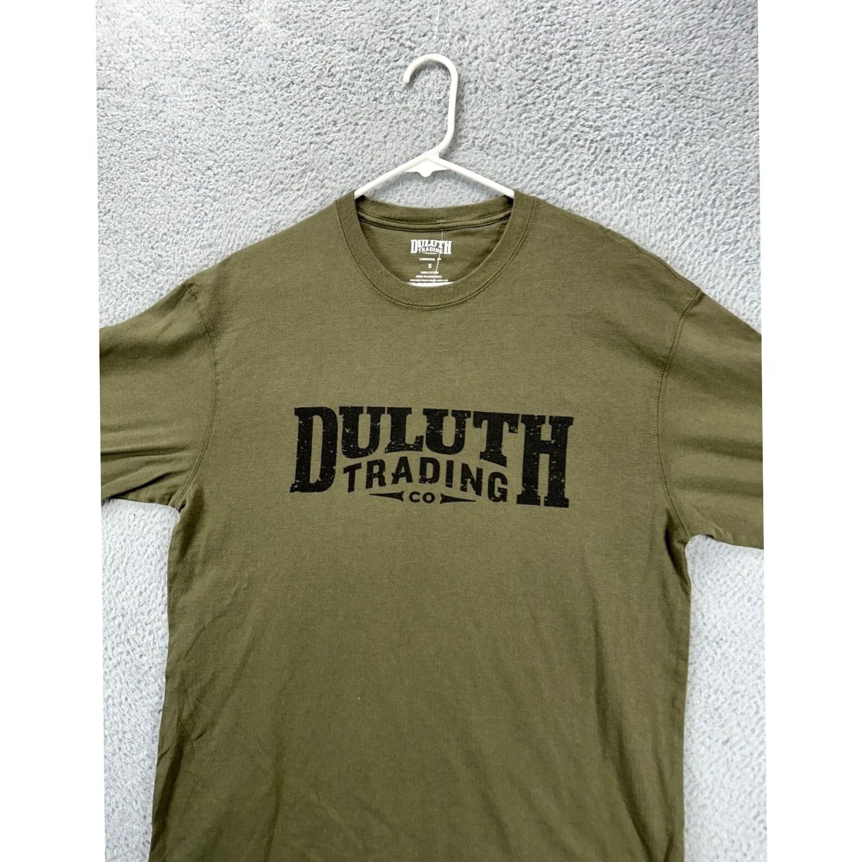 Duluth Trading Company Duluth Trading Co. Shirt Mens Small Long Sleeve Crew Neck Olive Graphic Print Tee NEW A45 Size US S / EU 44-46 / 1 - 5 Thumbnail