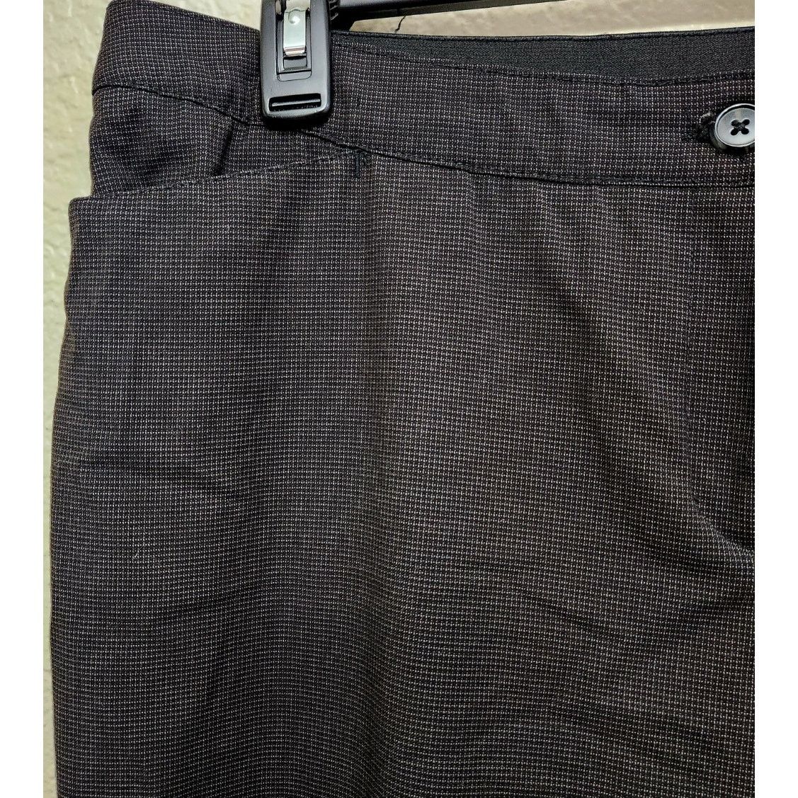 Other Lane Bryant Black Flat Front Slashed Pockets Ankle Pants 18 Size 40" / US 18 - 2 Thumbnail