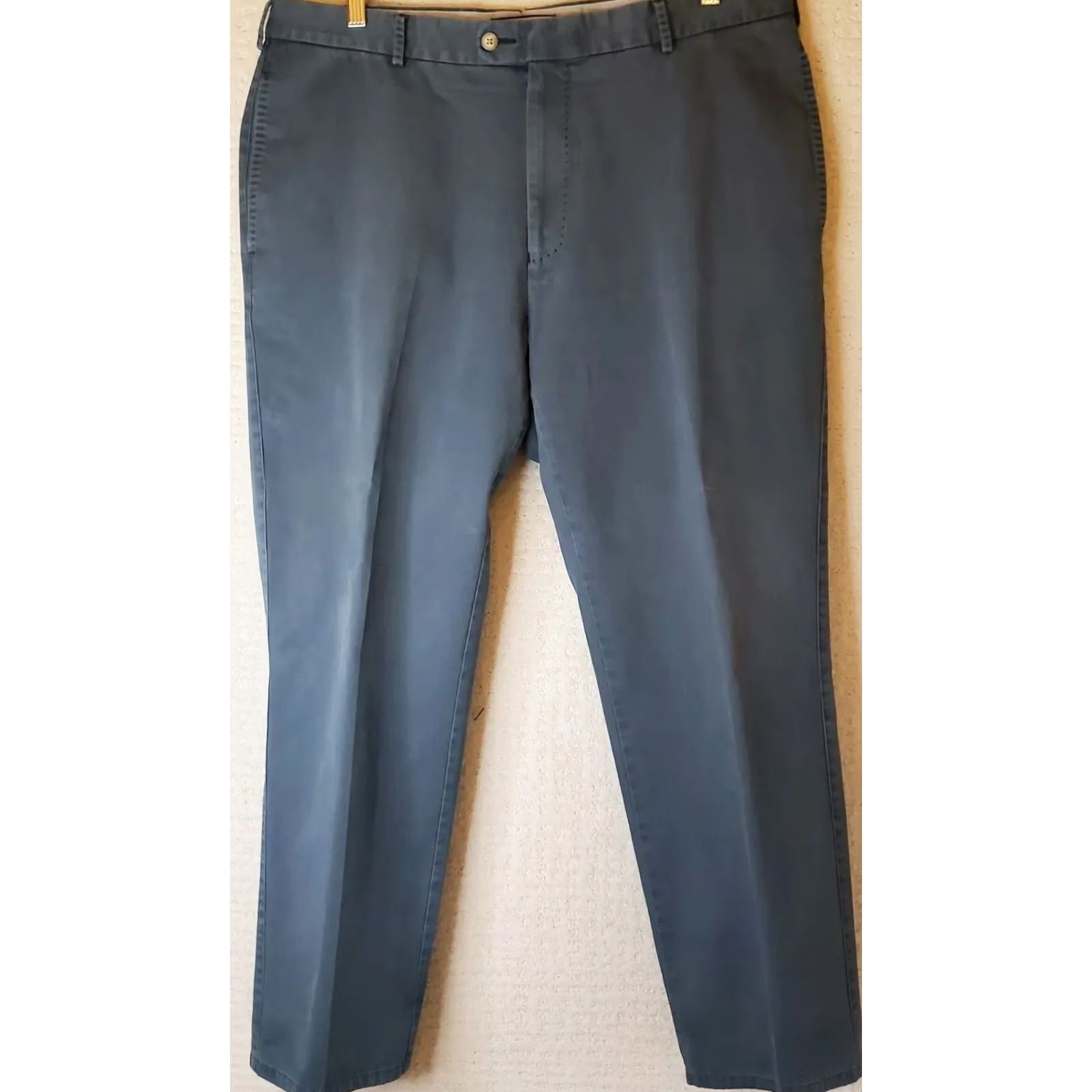 Peter Millar Peter Millar Chino Pants Flat Front Blue Cotton 38 X 30 Mens Size US 38 / EU 54 - 2 Thumbnail