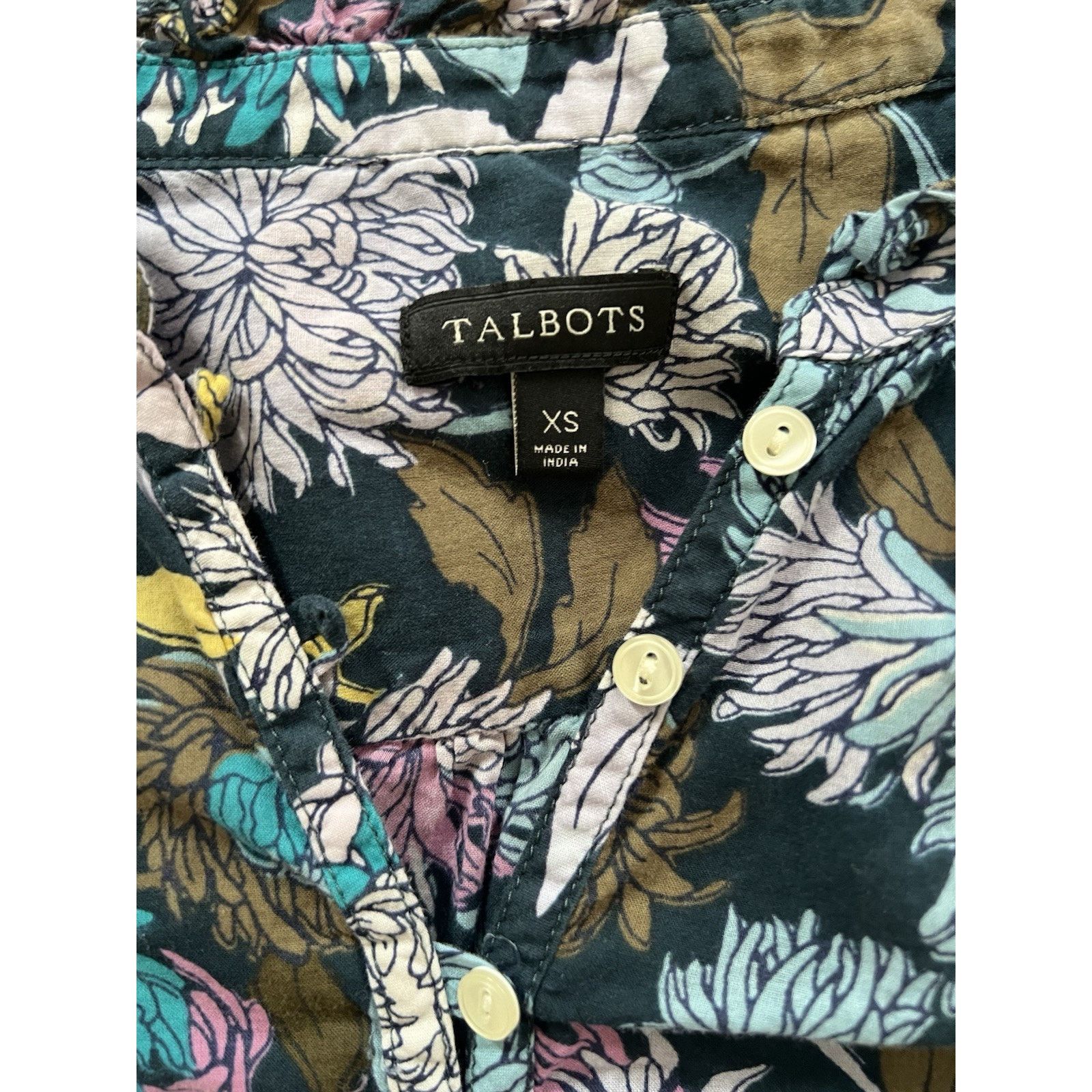 & Other Stories Talbots FEMININE FLORAL Top Blouse Size XS A001852 Size XS / US 0-2 / IT 36-38 - 4 Thumbnail