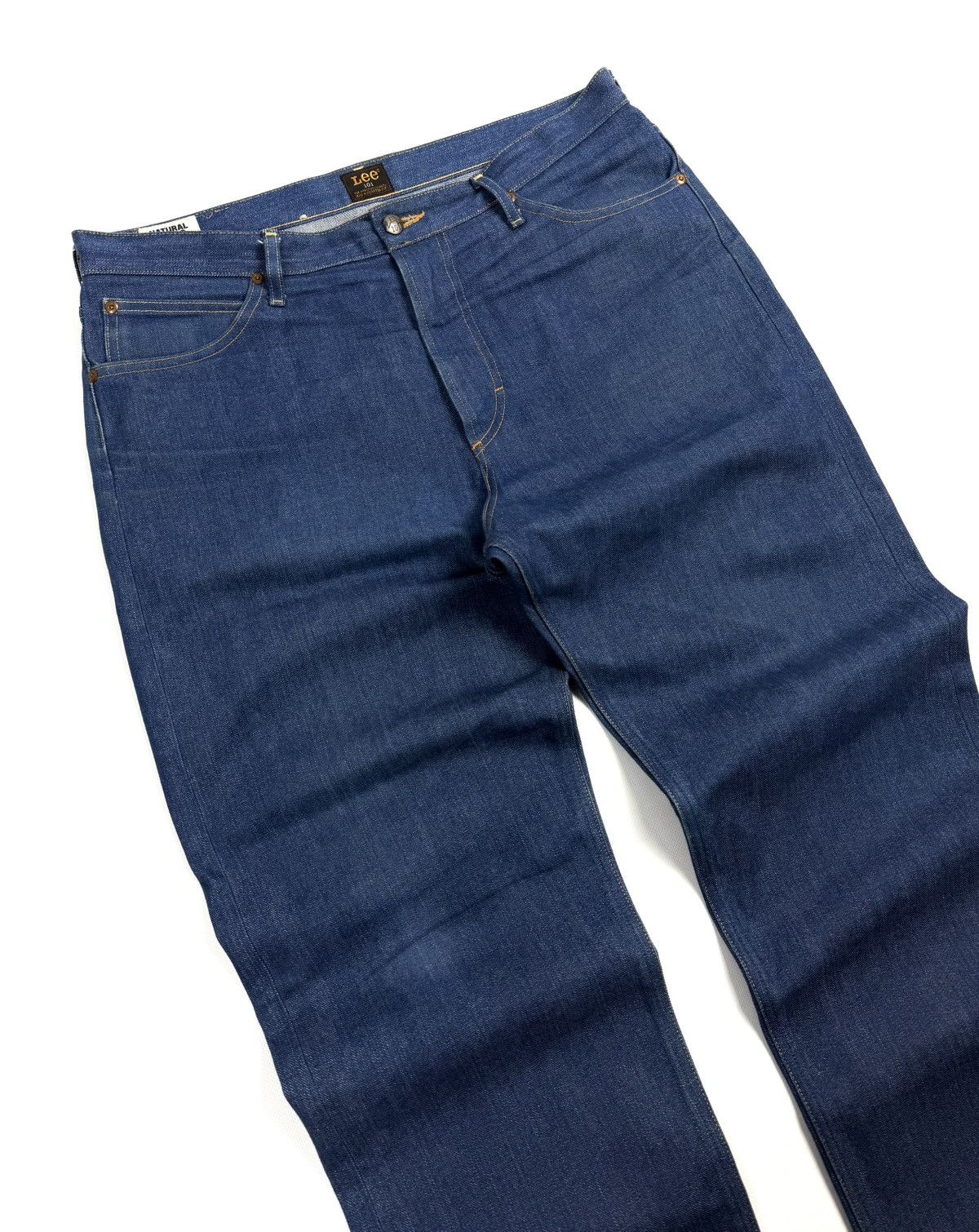Lee Lee 101 Natural Indigo Jeans Japanese Selvedge Denim Blue L Size US 34 / EU 50 - 4 Thumbnail