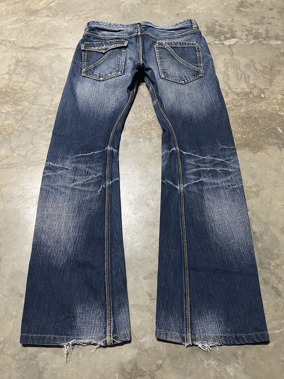 Nicole Club × PPFM Flare Jeans Nicole Club for Men Curve Leg Faded Out Size US 32 / EU 48 - 5 Thumbnail