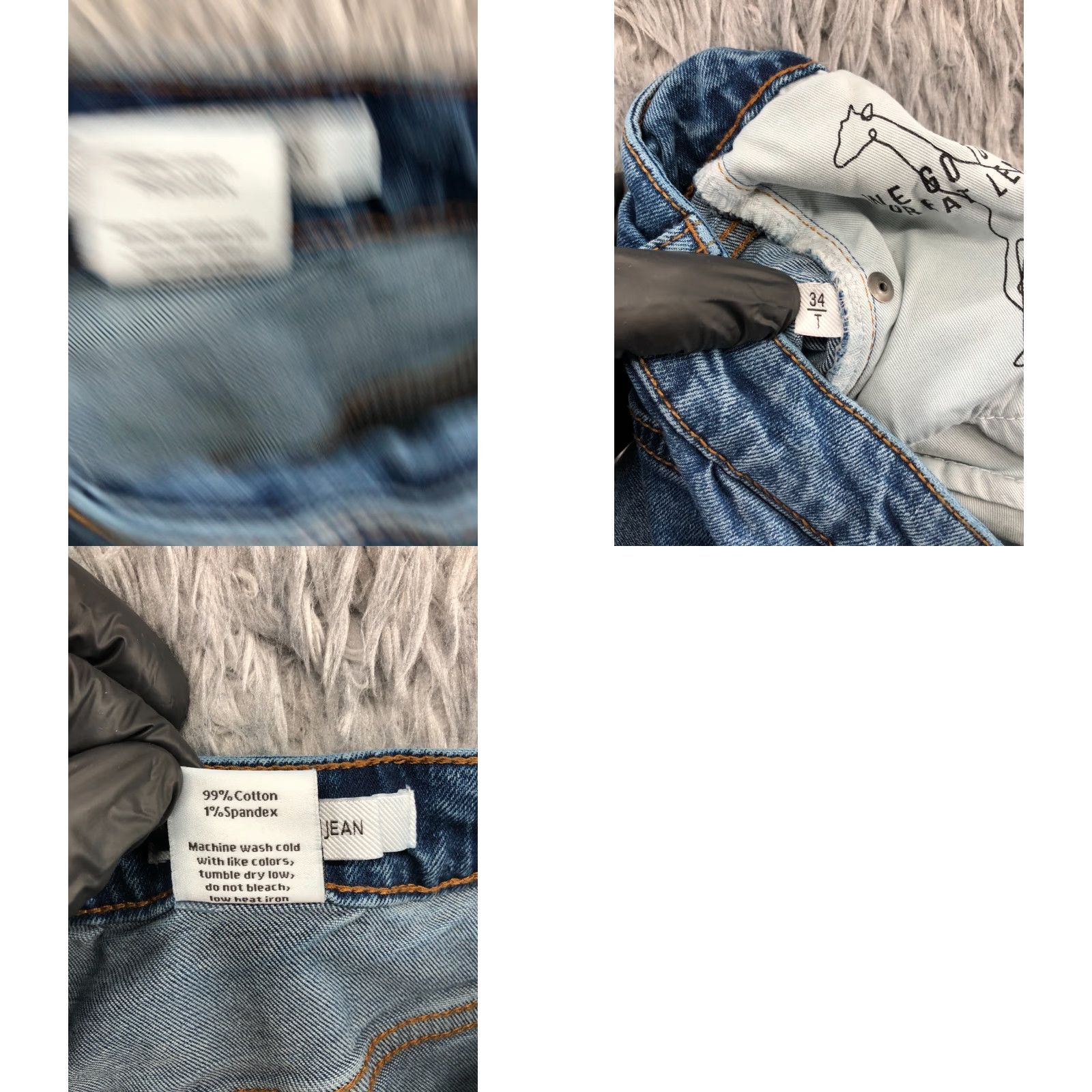 Vintage American Tall Jada Mom Jeans Size 34 Womens Medium Wash Blue Size 24" / US 00 / IT 34 - 9 Thumbnail