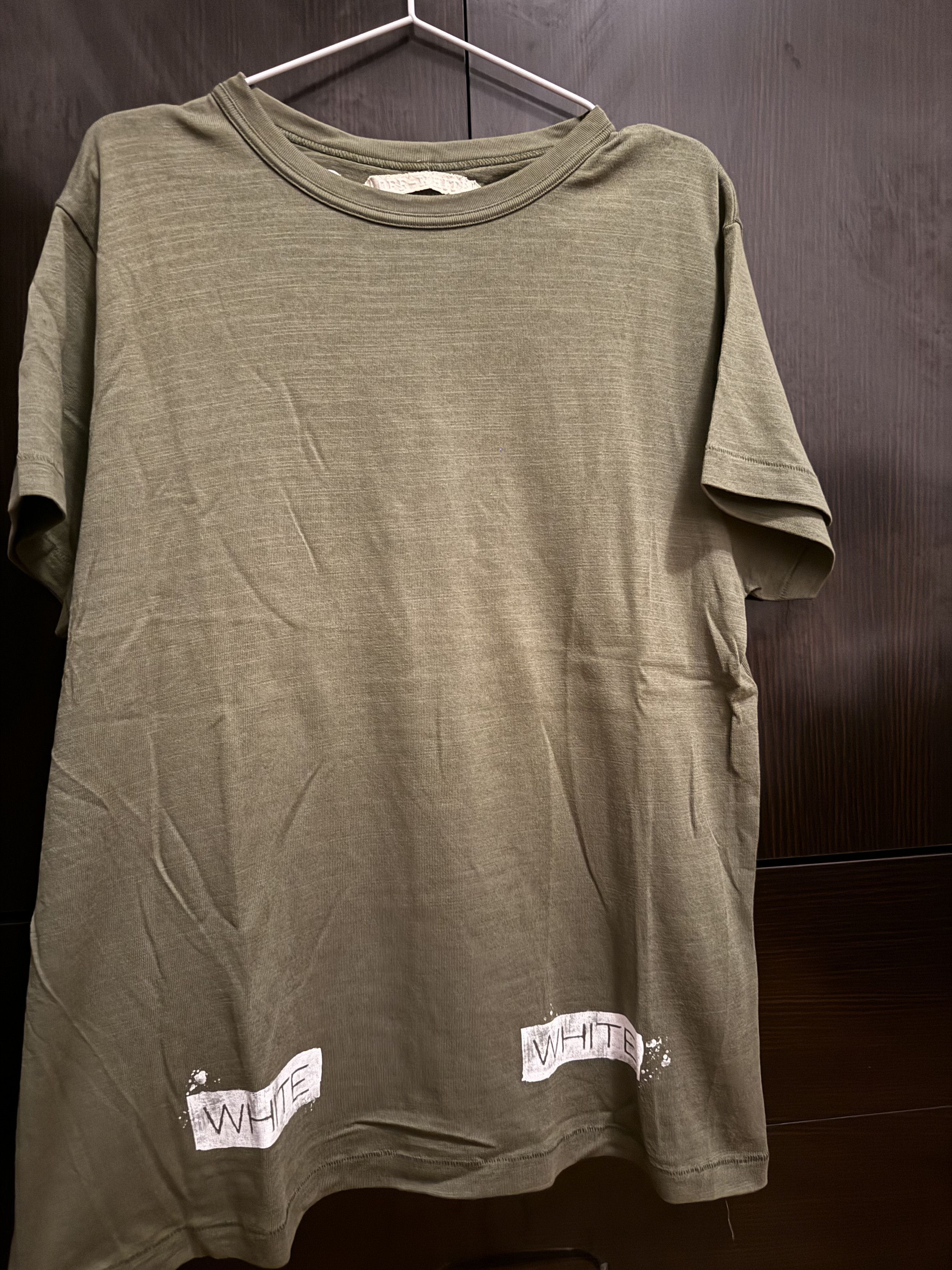 Off-White Off White green t-shirt medium Size US M / EU 48-50 / 2 - 1 Thumbnail