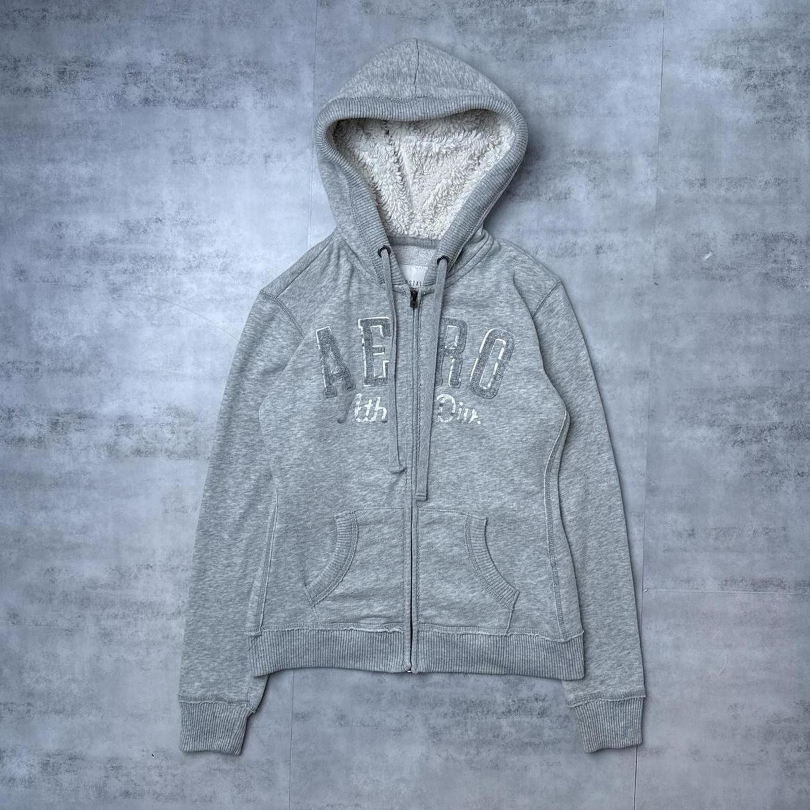 Aeropostale Y2K Aeropostale Fur Hoodie Zip Up Jacket Size S / US 4 / IT 40 - 8 Thumbnail