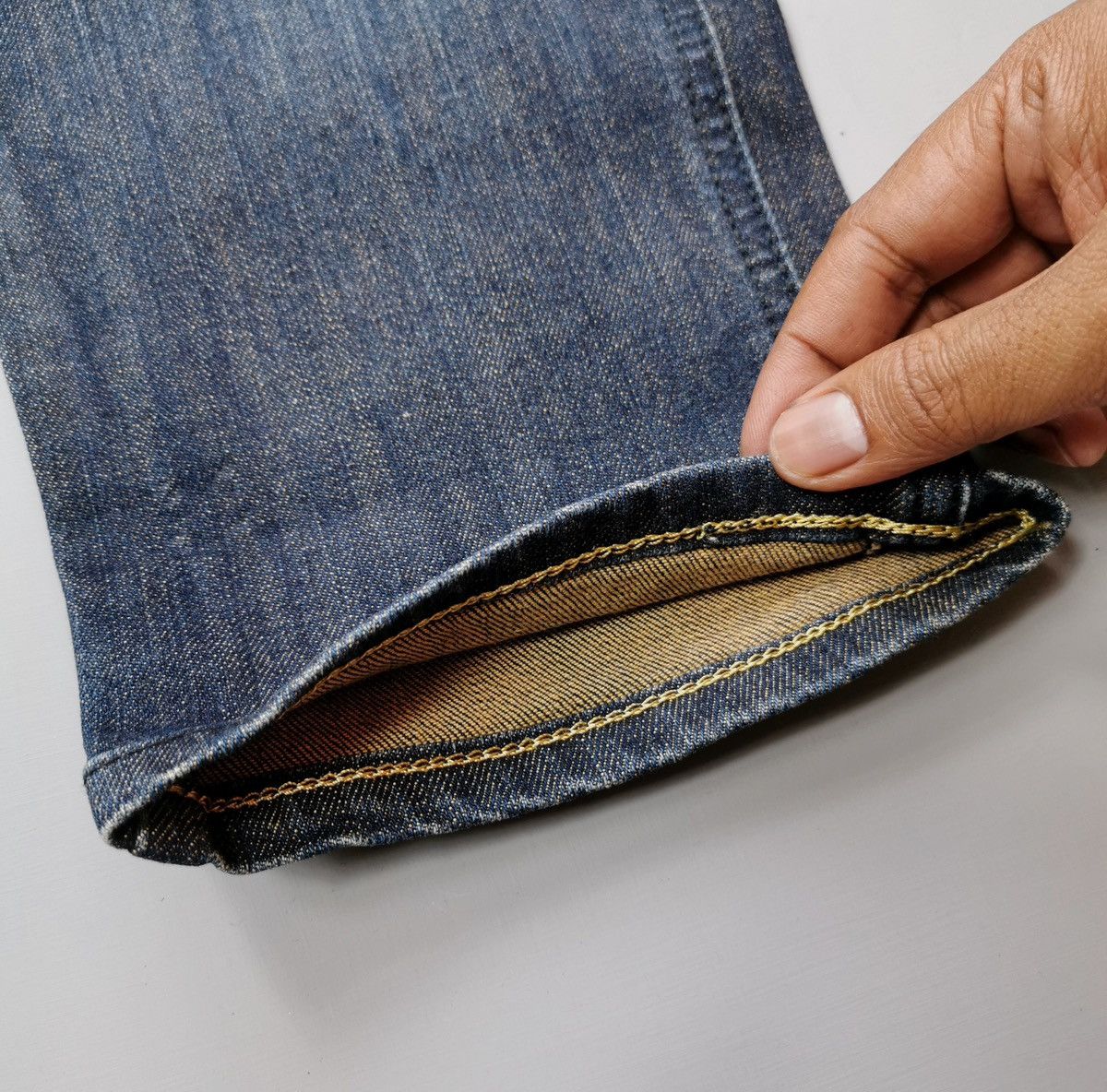 Edwin × Japanese Brand × Vintage Edwin EXV 3/4 Jeans (LG56) Size US 32 / EU 48 - 6 Thumbnail