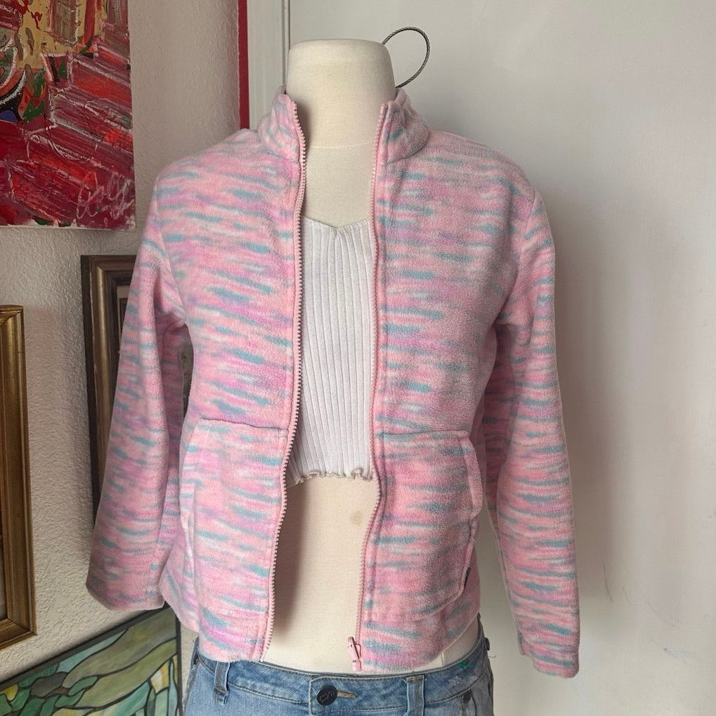 Eddie Bauer eddie bauer pink and blue zip up jacket Size M / US 6-8 / IT 42-44 - 1 Thumbnail