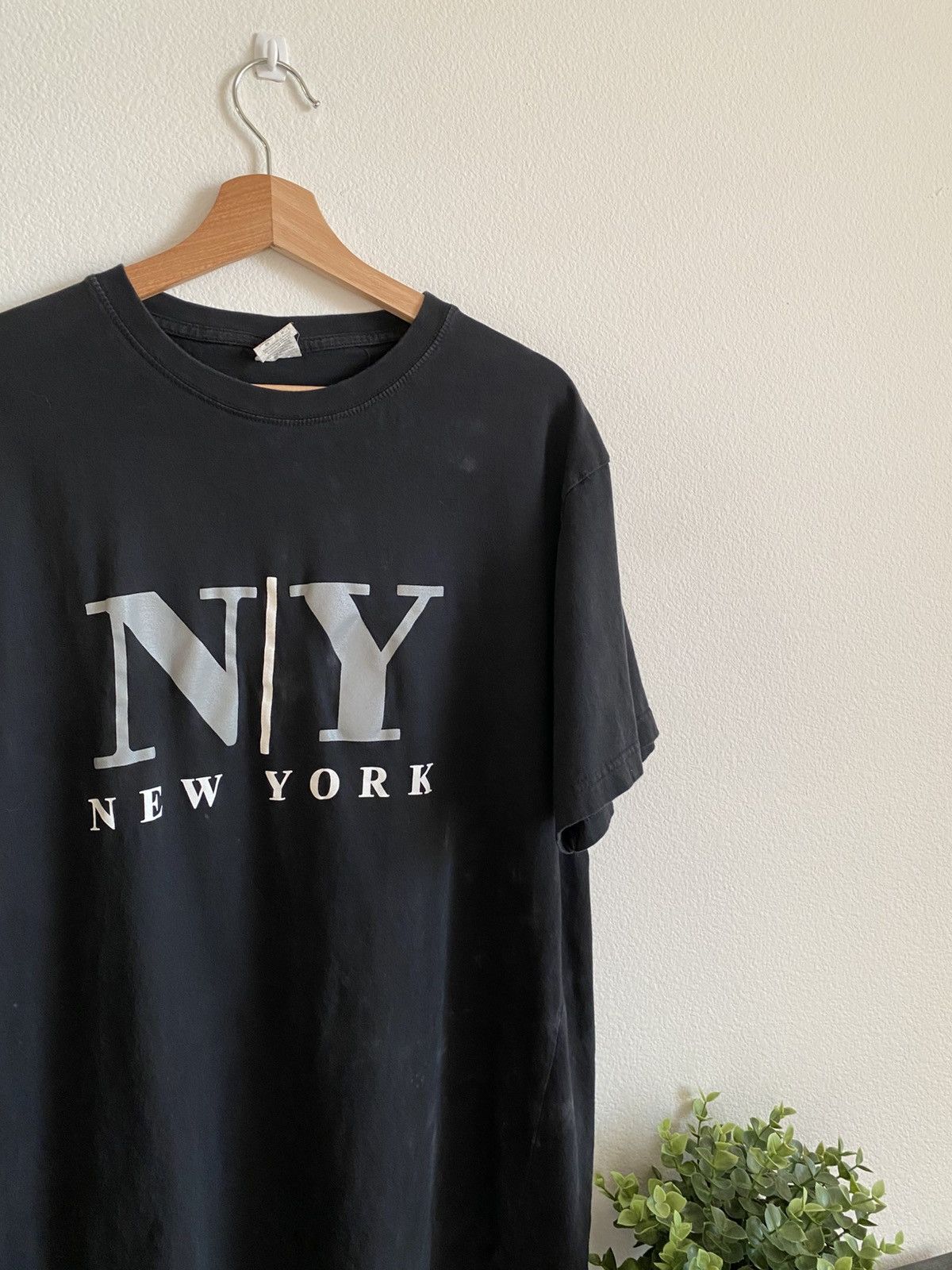 I Love NY Vintage NY Y2K Faded Black New York Tee Size US XL / EU 56 / 4 - 5 Thumbnail