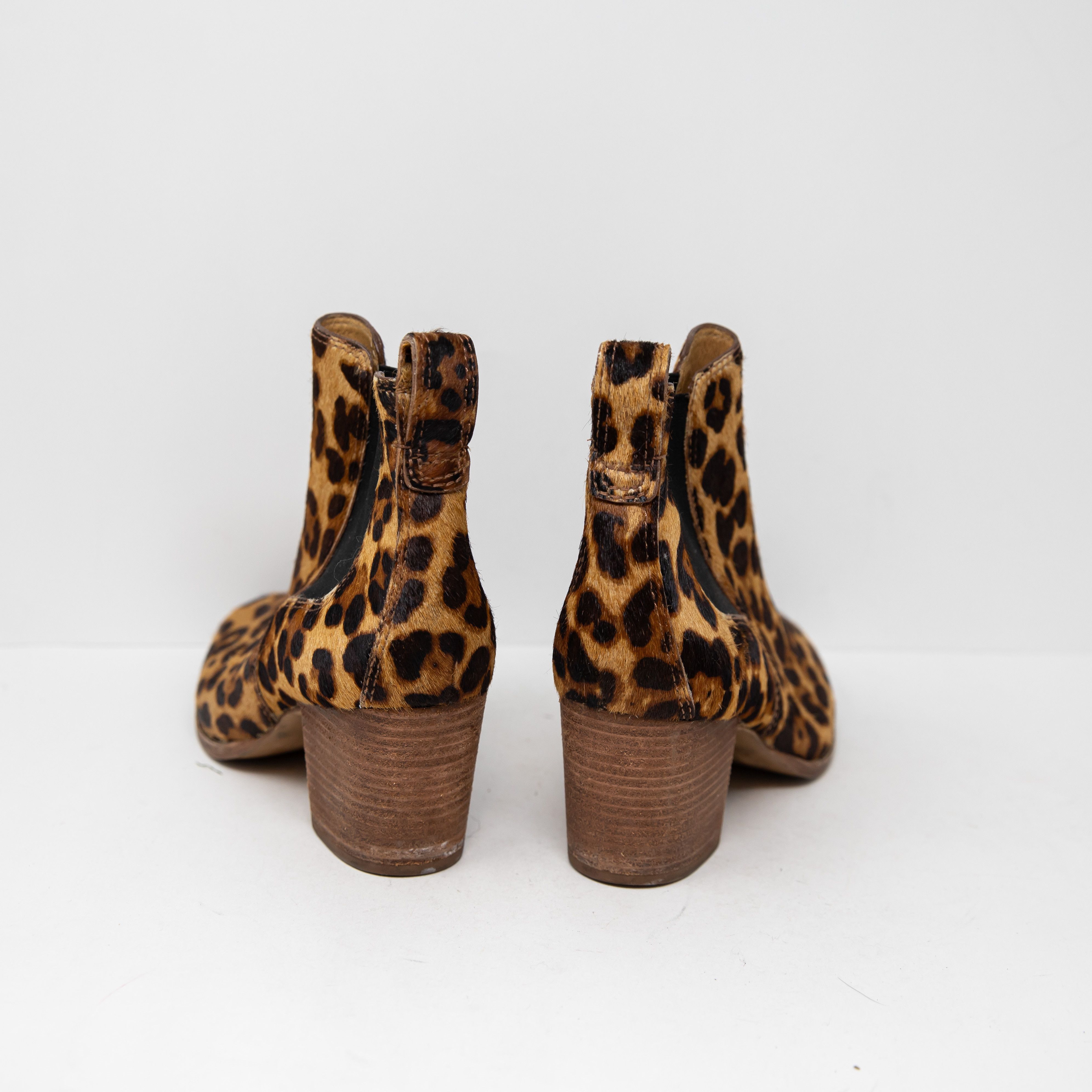Madewell Madewell Women's The Regan Boot In Leopard Size US 8 / IT 38 - 3 Thumbnail