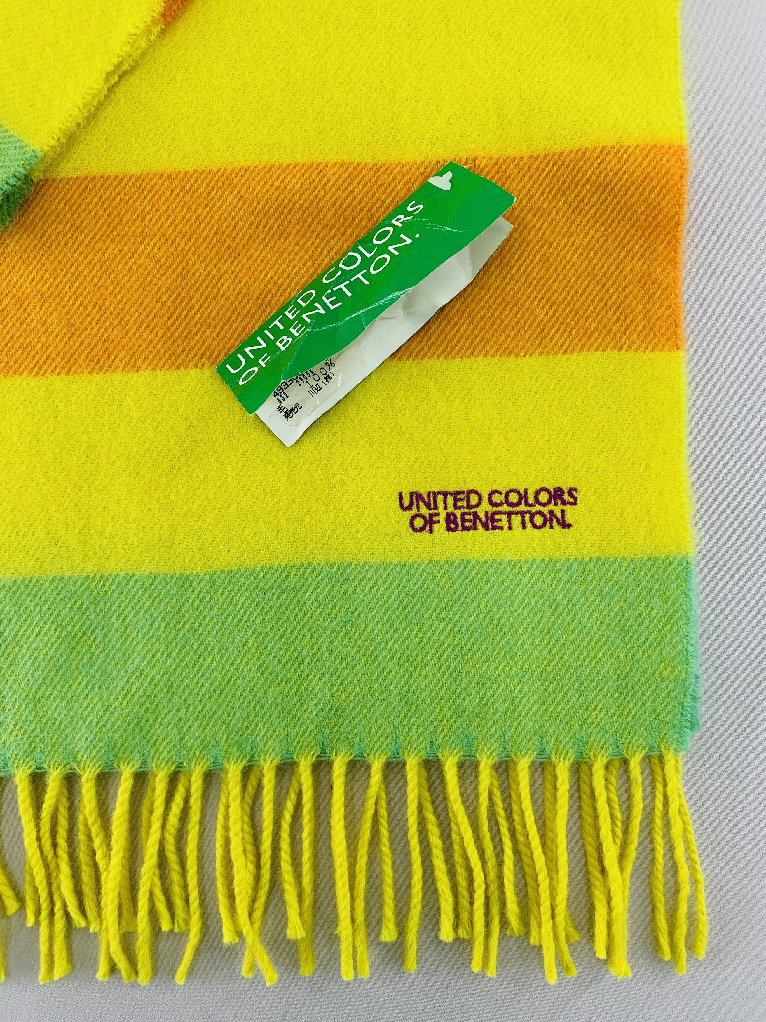 United Colors Of Benetton United Colors of Benetton Scarf Wool Muffler Wrap BL4160 Size ONE SIZE - 2 Thumbnail