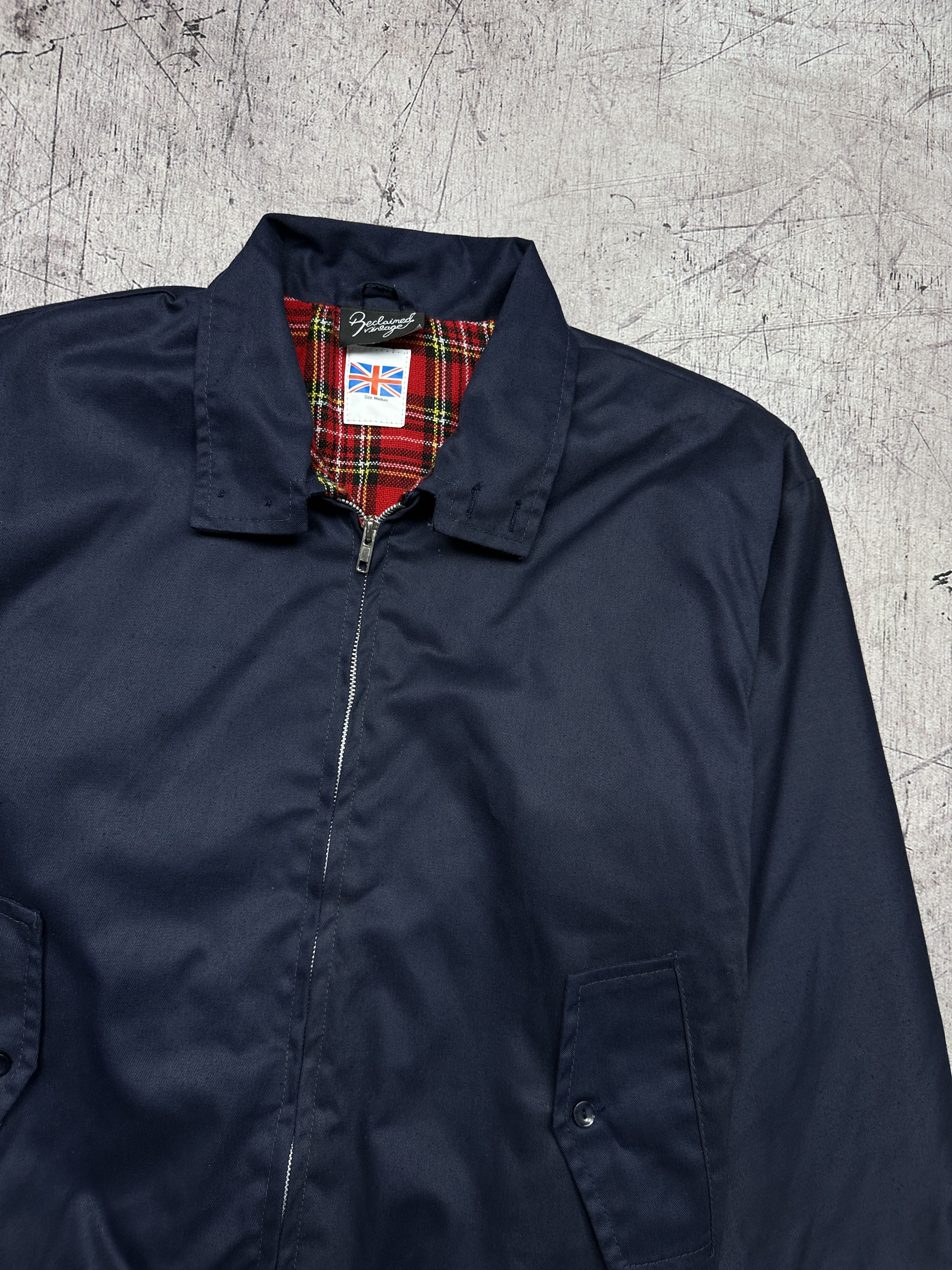 Vintage England Vintage Mens Plaid Lined Collared Jacket Size US M / EU 48-50 / 2 - 2 Thumbnail