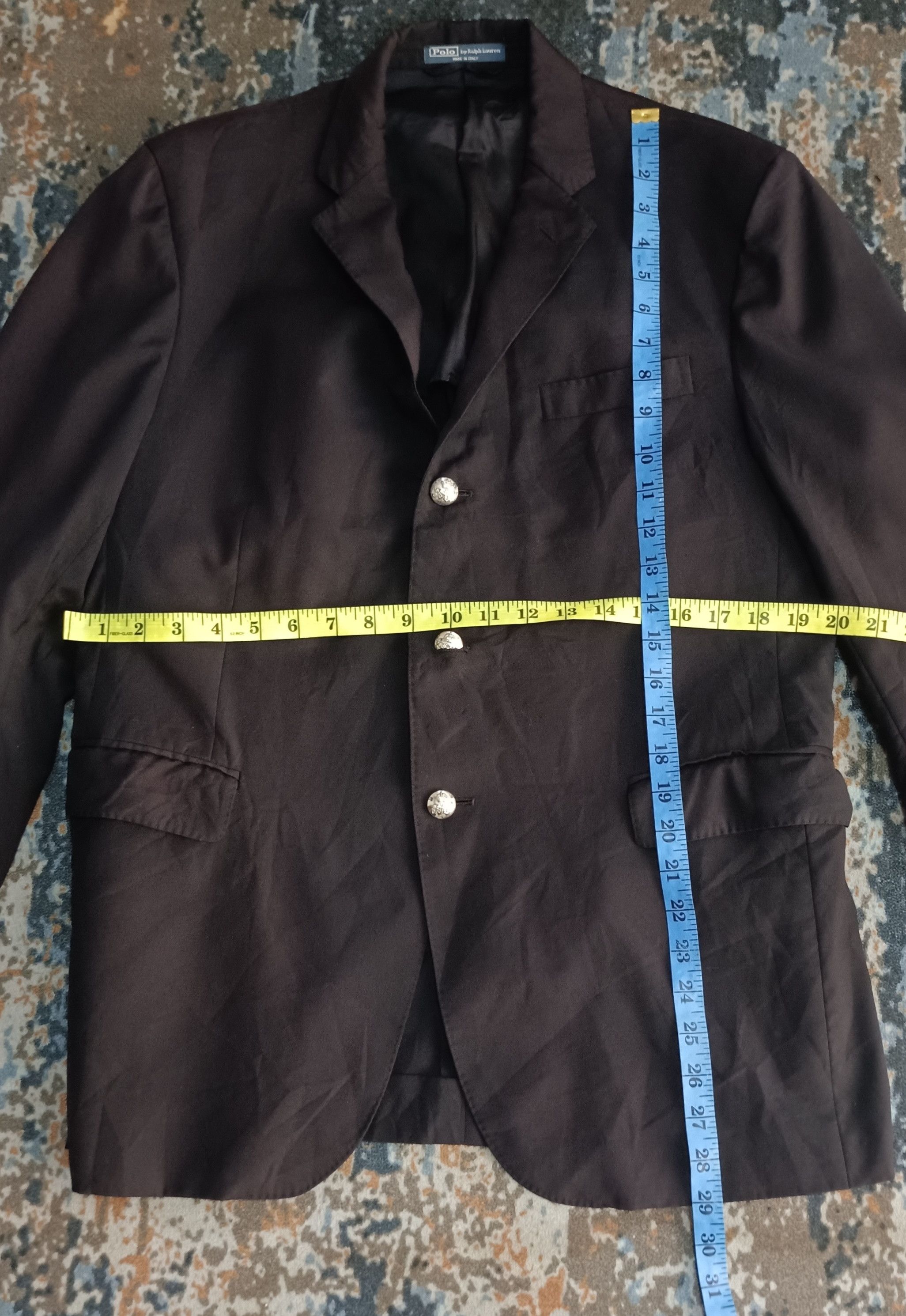 Polo Ralph Lauren 🔥Polo Ralph Lauren Blazer Designer Italy Size 40L - 16 Thumbnail