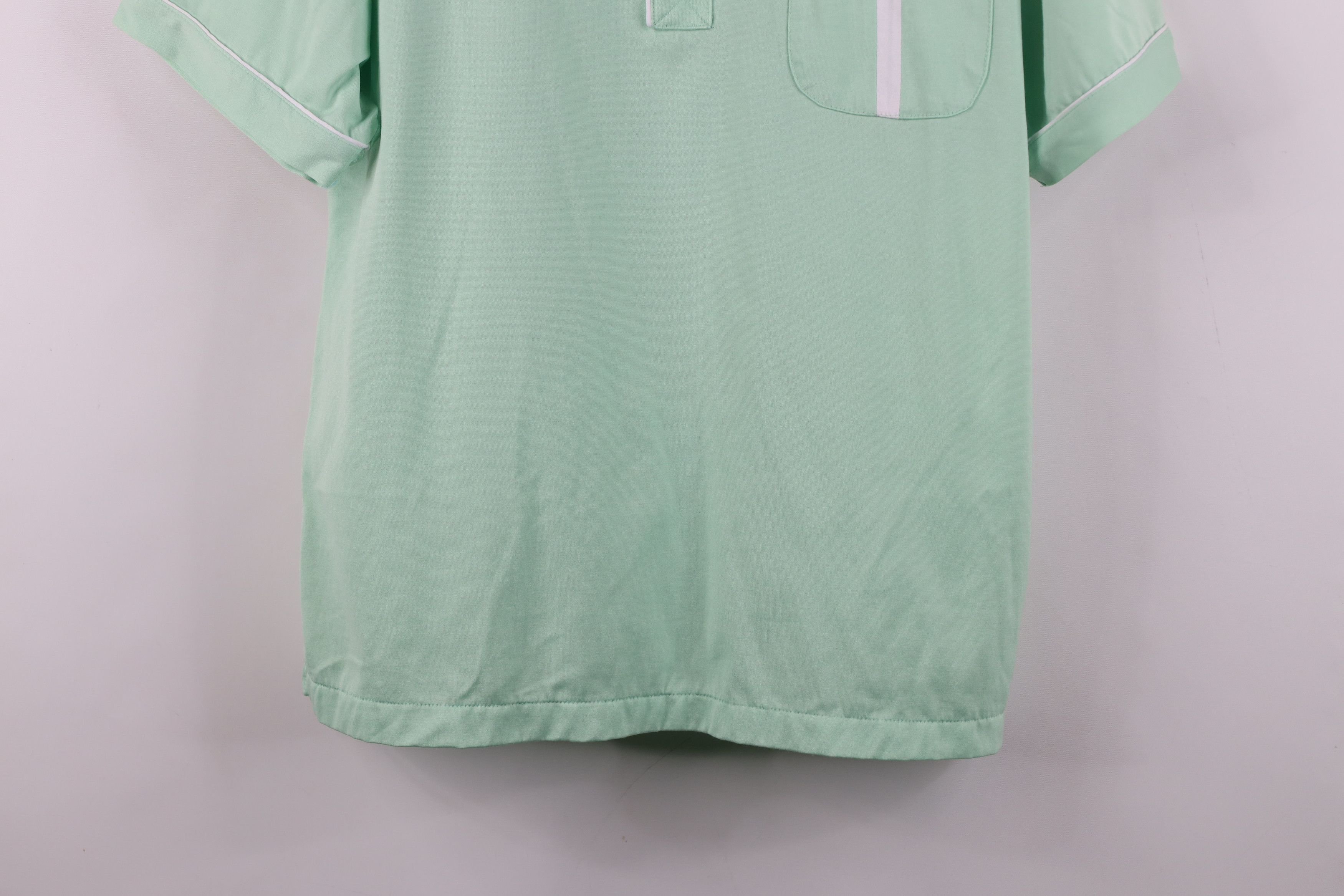 Vintage Vintage 90s Streetwear Knit Collared Golf Polo Shirt Green Size US L / EU 52-54 / 3 - 3 Thumbnail
