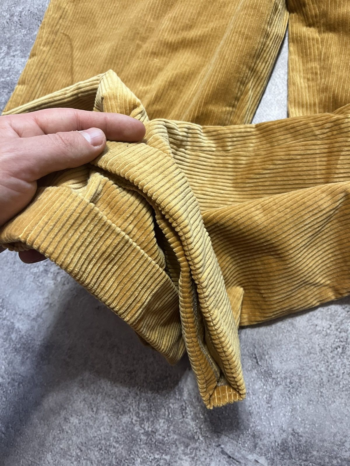 Vintage Steppin' Out Heavy Corduroy Trousers 54 (Fits W35) Size US 35 - 3 Thumbnail