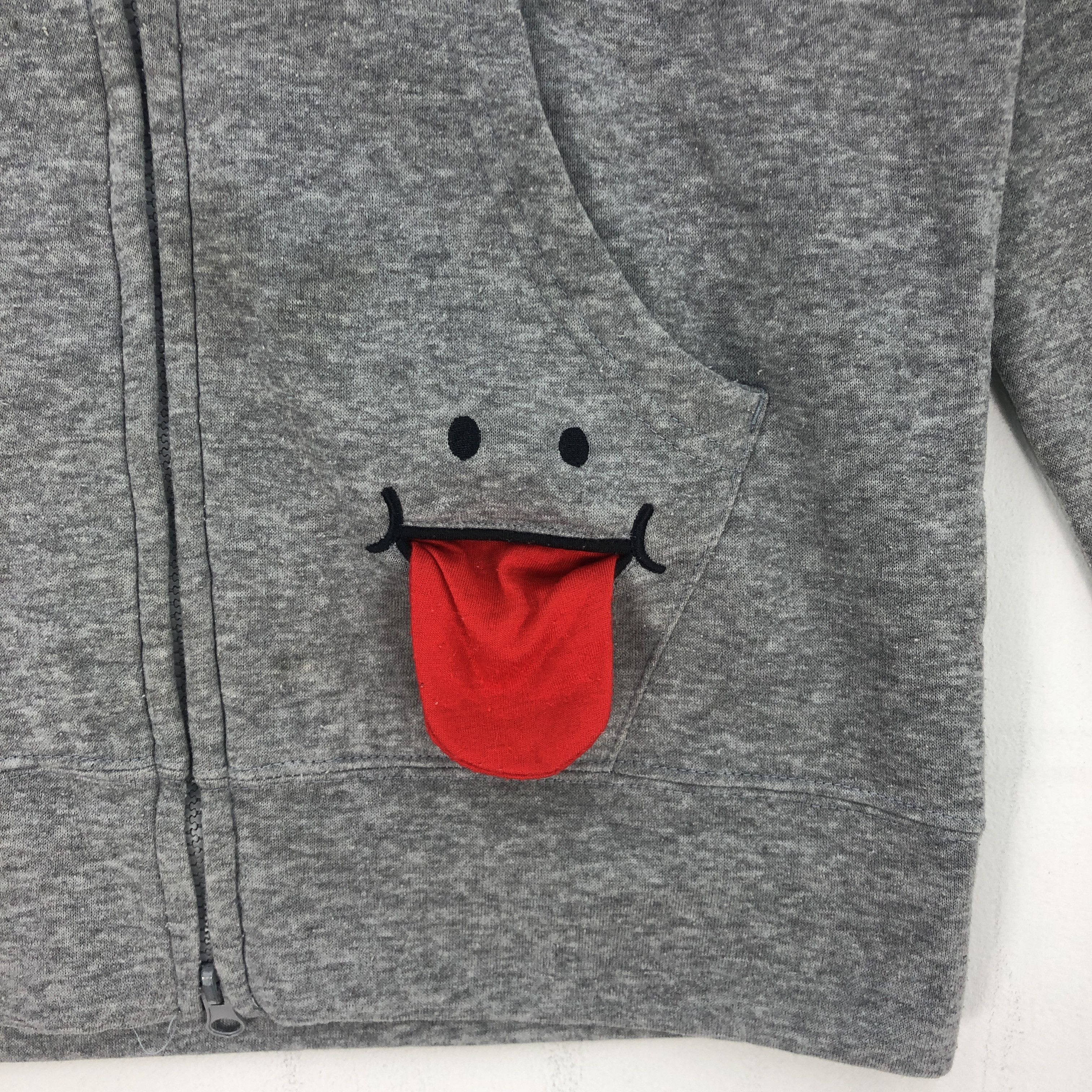 If Six Was Nine × Japanese Brand × Vintage Vintage Smile Up Hoodie Sweater Japanese Smile Sweatshirt Size S / US 4 / IT 40 - 7 Thumbnail