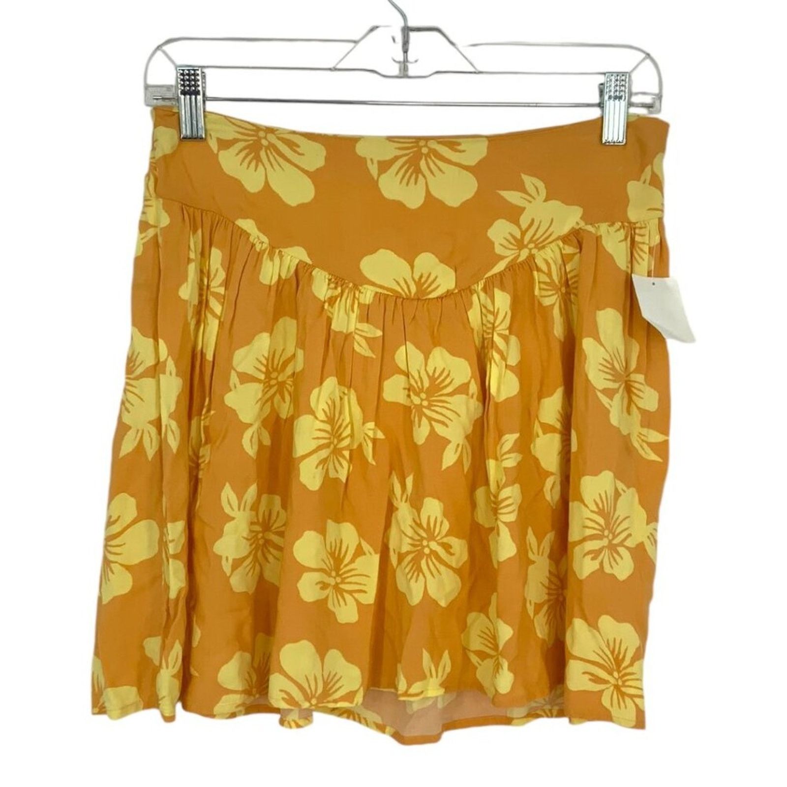 Other Abound Drop Waist Miniskirt Yellow Small NWOT $30 MSRP Size 27" / US 4 / IT 40 - 2 Thumbnail