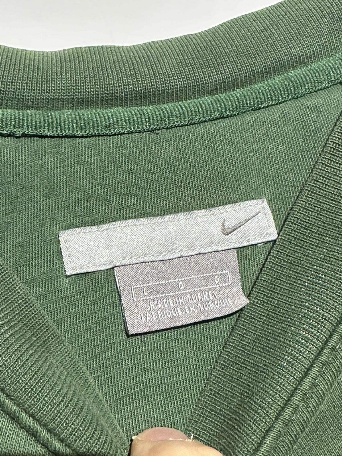 Nike Vintage Green Nike Crewneck Size US XL / EU 56 / 4 - 3 Thumbnail