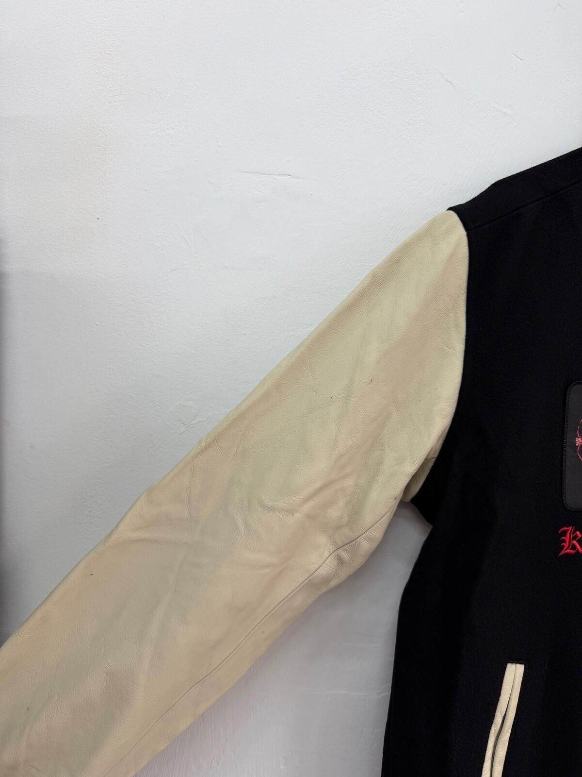 Ksubi new ksubi mens Icons king Letterman Jacket leather medium 1 Size US M / EU 48-50 / 2 - 4 Thumbnail