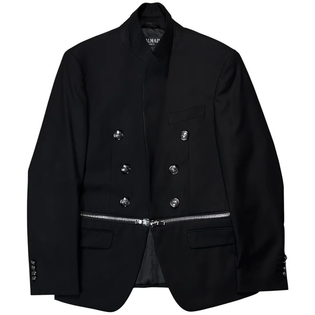 Balmain Balmain by Olivier Rousteing Zip Sailor Blazer - AW18 Size US M / EU 48-50 / 2 - 1 Thumbnail