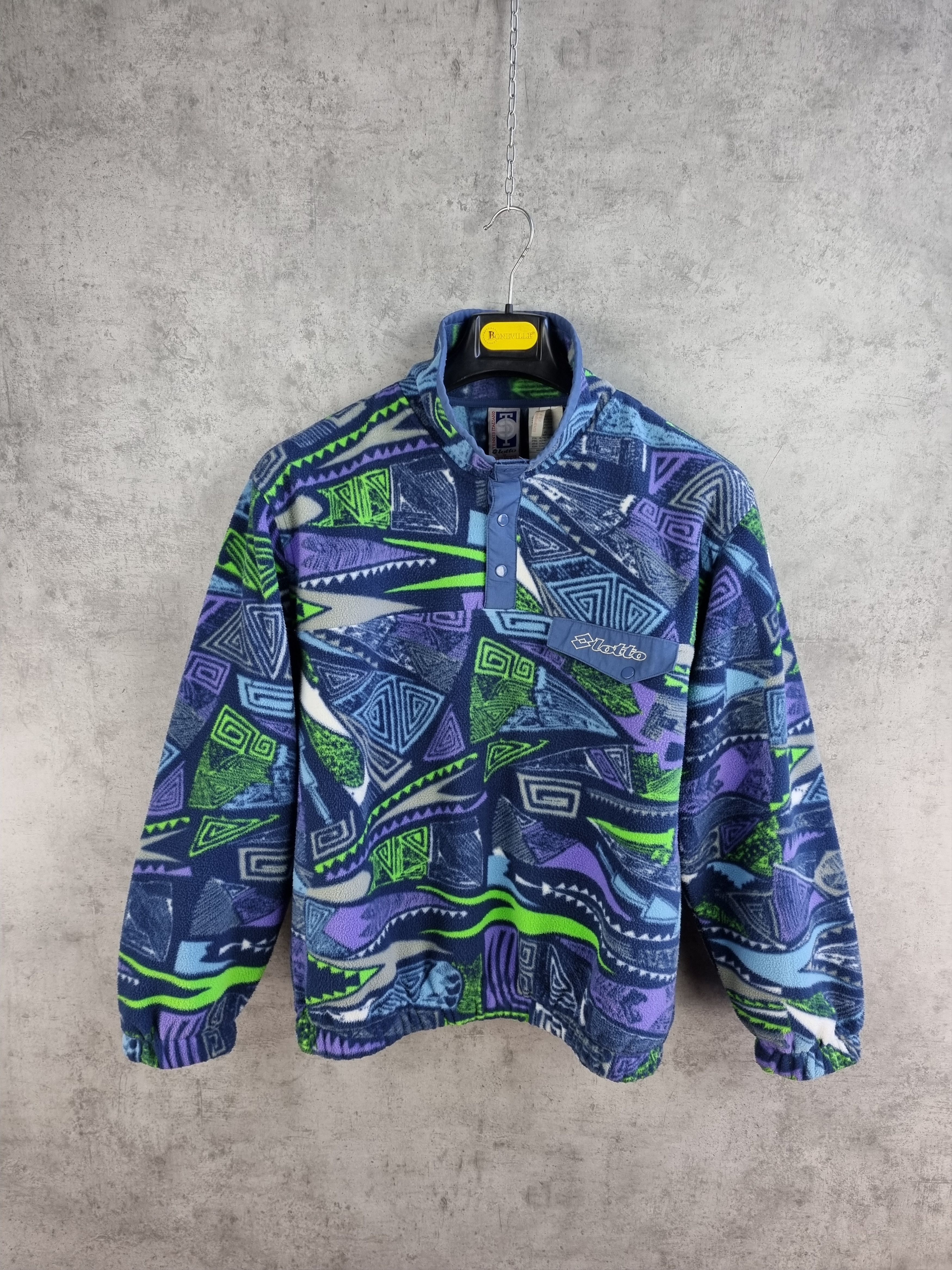 Vintage Attractive Abstract Design Fleece Looks like Patagonia Size US M / EU 48-50 / 2 - 4 Thumbnail
