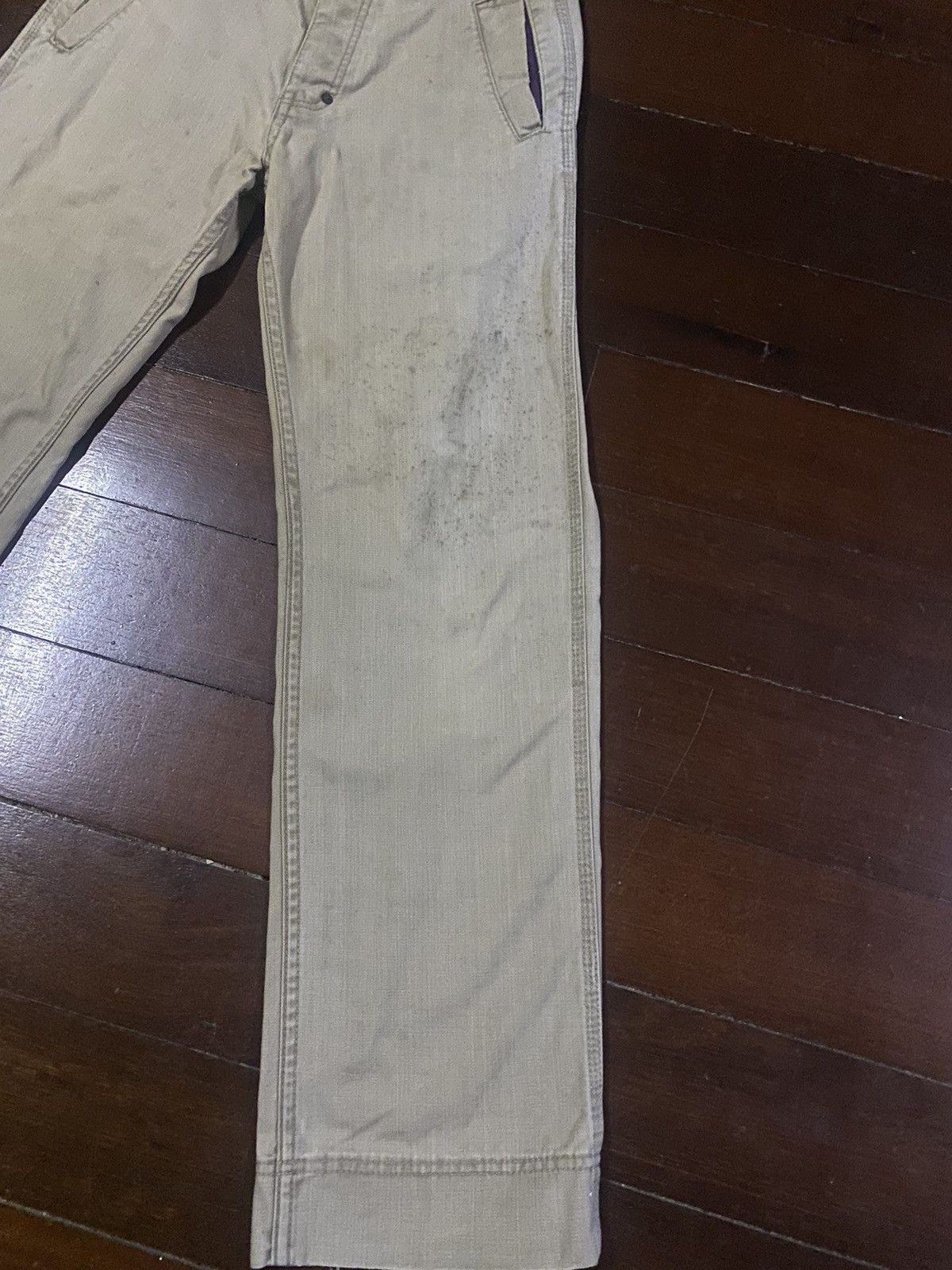 Army Of Me × Designer Fire 🔥 LUCKY STORE DIRTY PANTS back hood Size US 32 / EU 48 - 4 Thumbnail