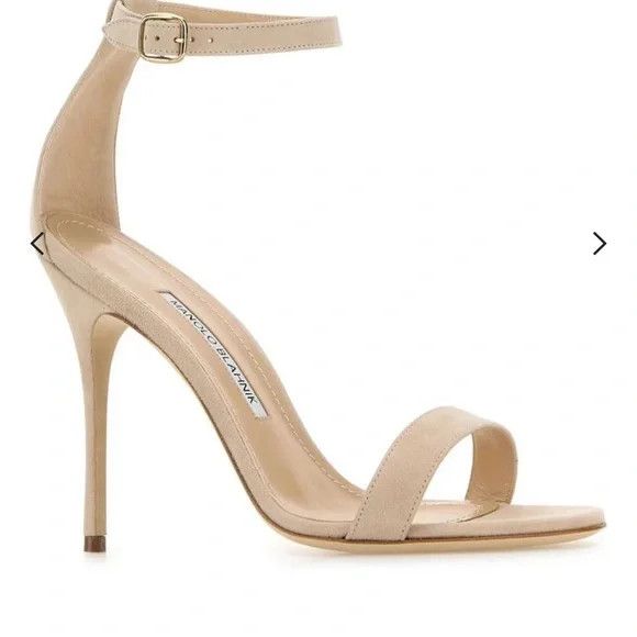 Manolo Blahnik BNIB Manolo Blahnik Beige Sandals Size US 9 / IT 39 - 3 Thumbnail