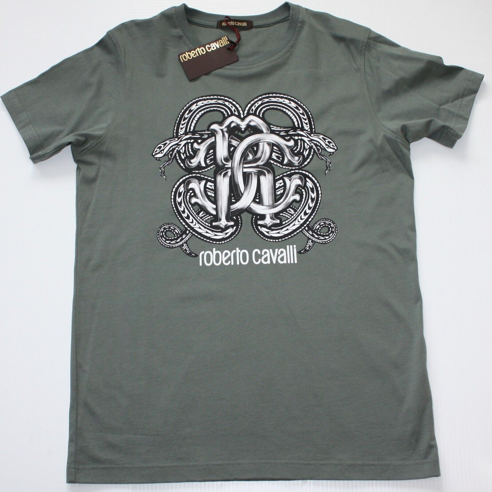 Snake Front Graphic T-shirt in Green size L NWT MSRP $290