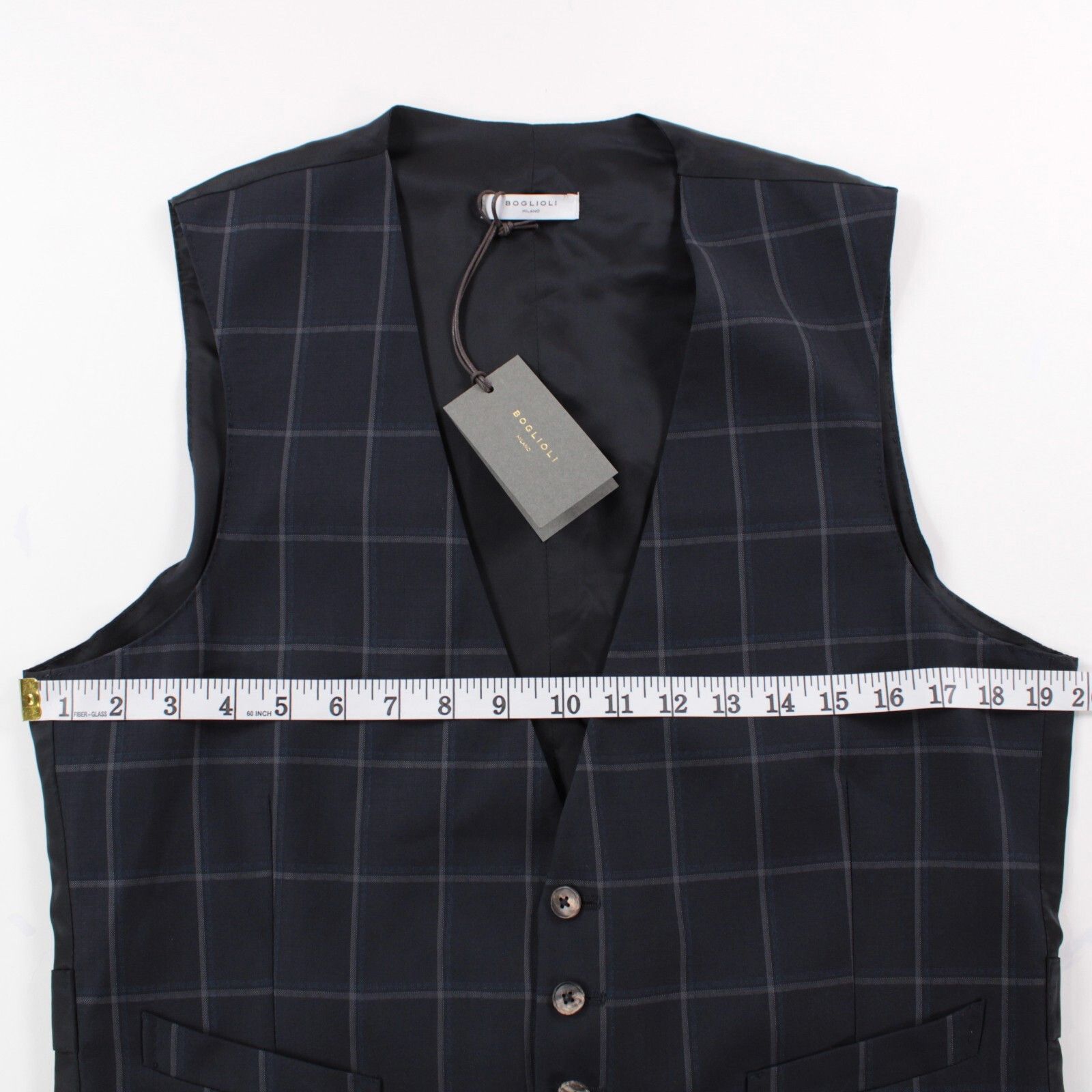 Boglioli Boglioli NWT 100% Wool Sforza Vest/Waistcoat Size 48R US 38R Size 34R - 4 Thumbnail