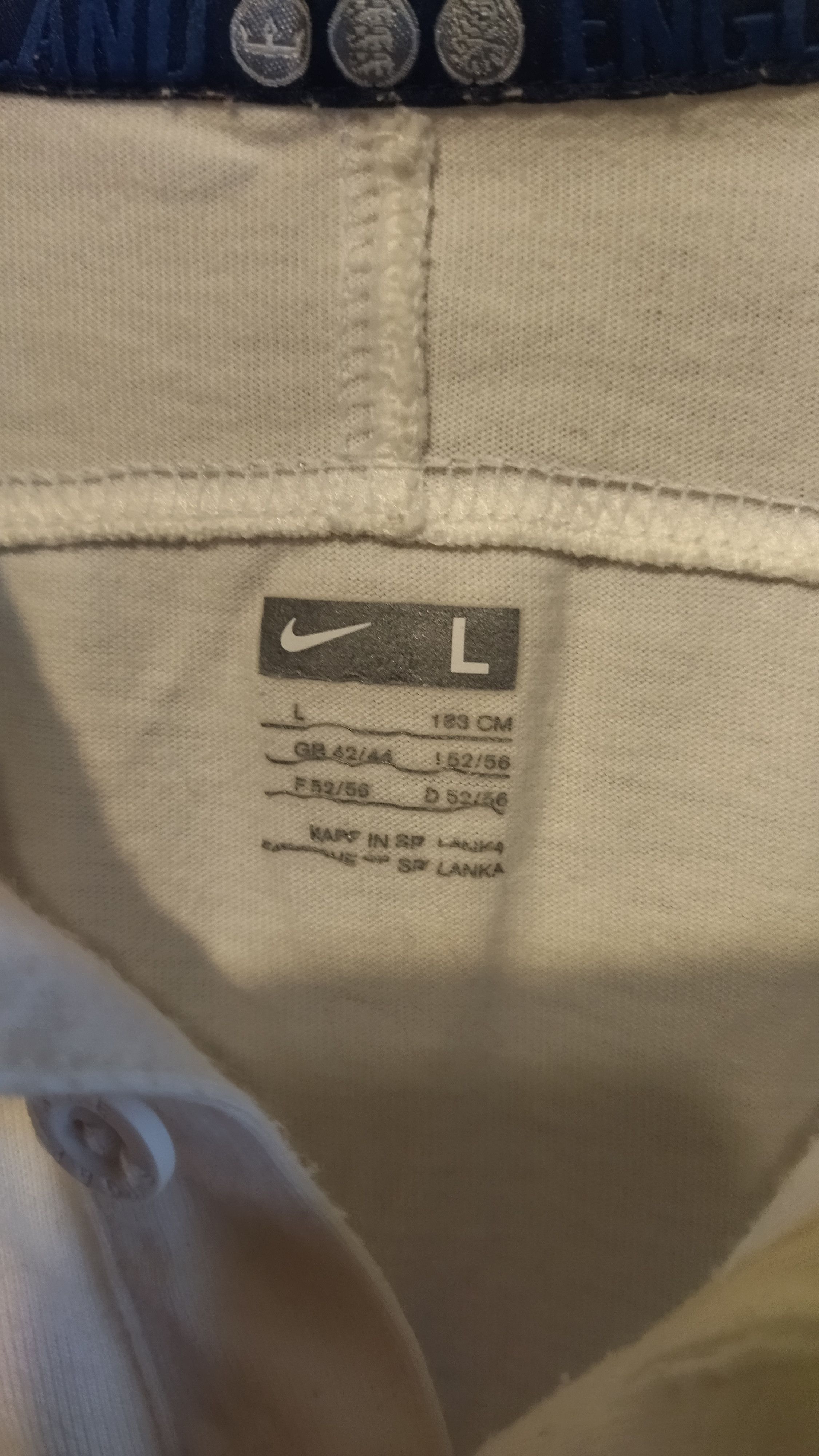 Nike Vintage 2007 Nike England polo Size US L / EU 52-54 / 3 - 4 Thumbnail