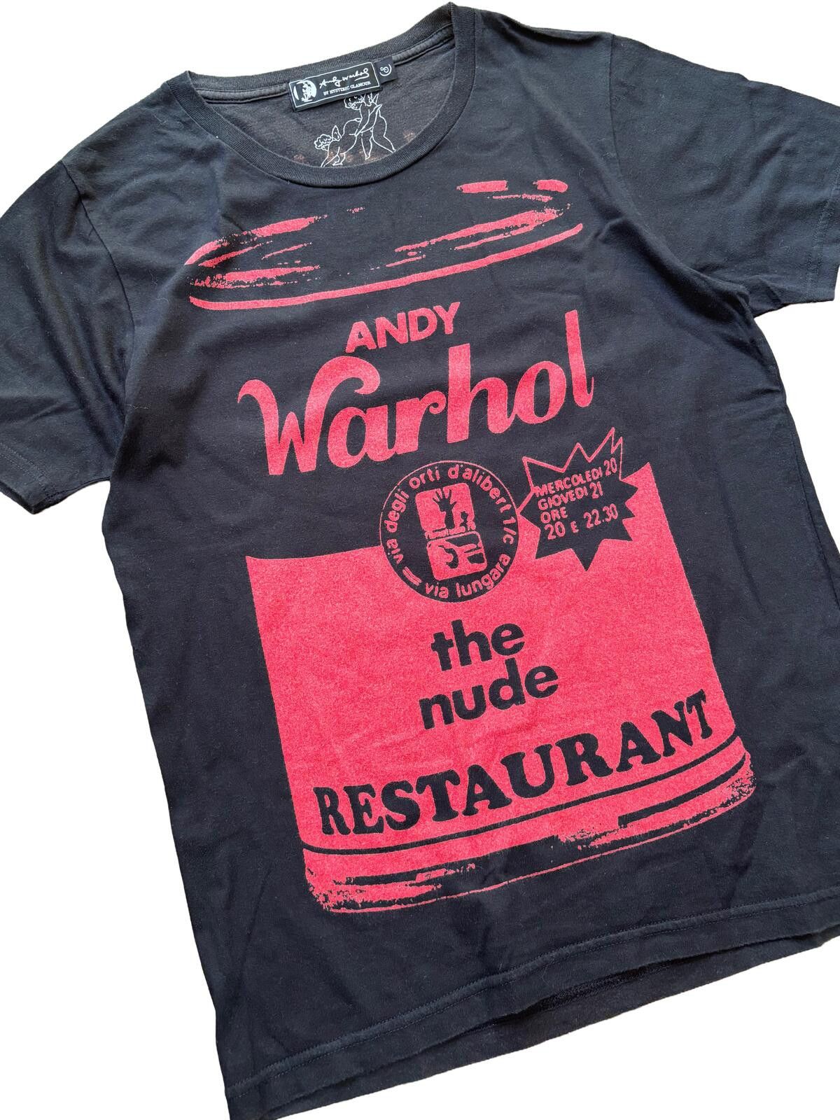 Hysteric Glamour Hysteric Glamour Andy Warhol T-Shirt Black Red Small Size US S / EU 44-46 / 1 - 3 Thumbnail