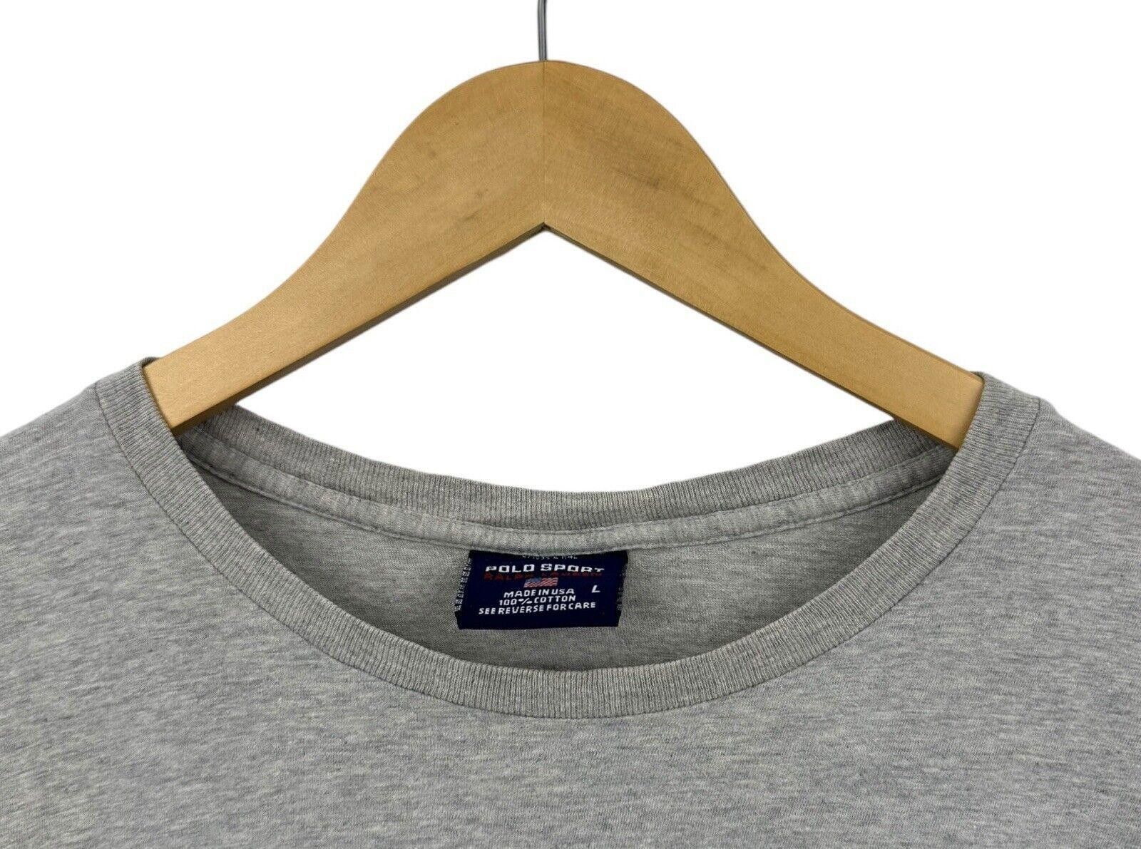 Polo Ralph Lauren Vintage Polo Sport Ralph Lauren 90s Single Stitch Shirt Sz L Size US L / EU 52-54 / 3 - 5 Thumbnail