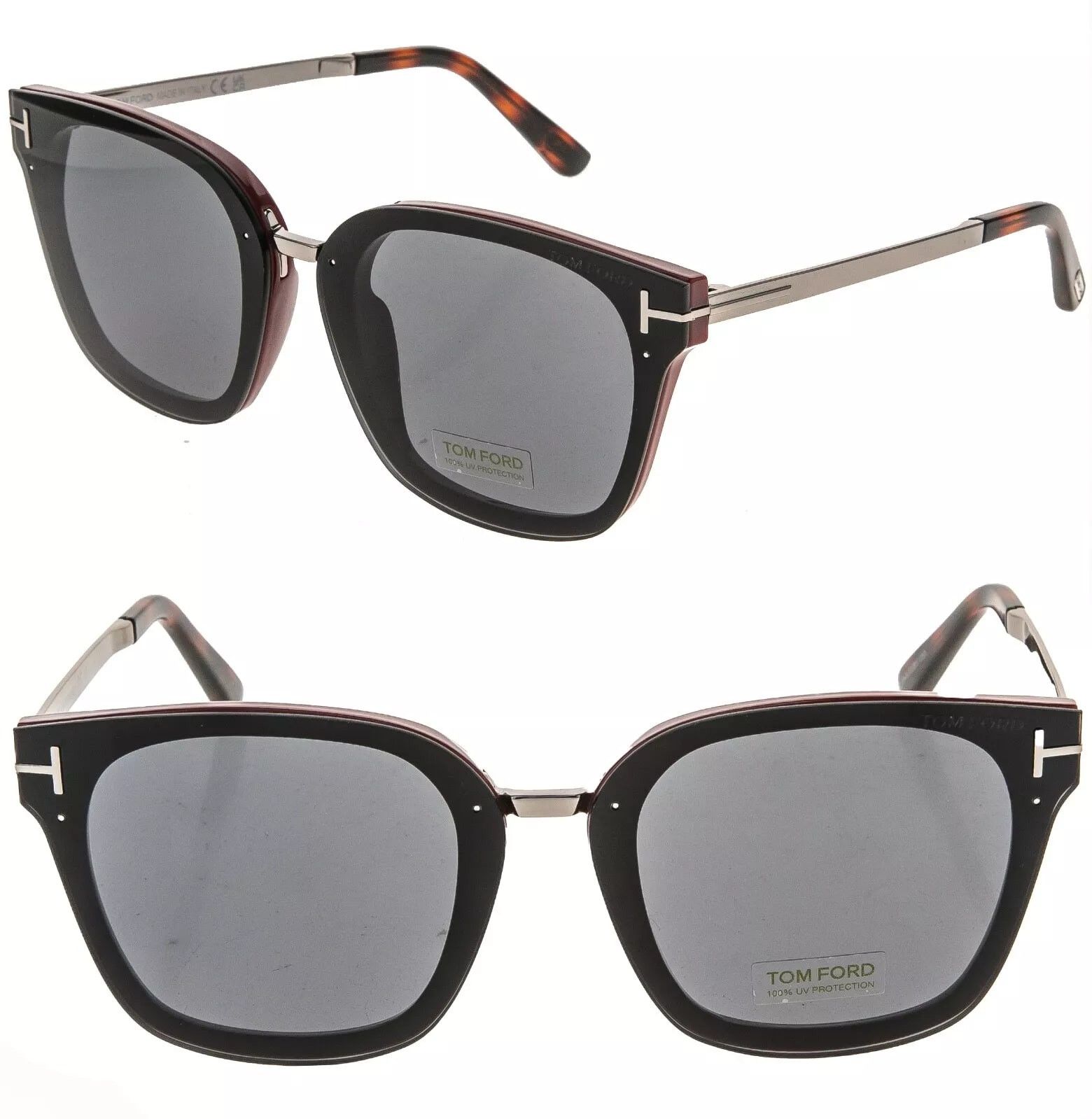 Tom Ford TOM FORD PHILIPPA 02 TF1014 71A Black Red Sunglasses 1014 Size ONE SIZE - 1 Thumbnail
