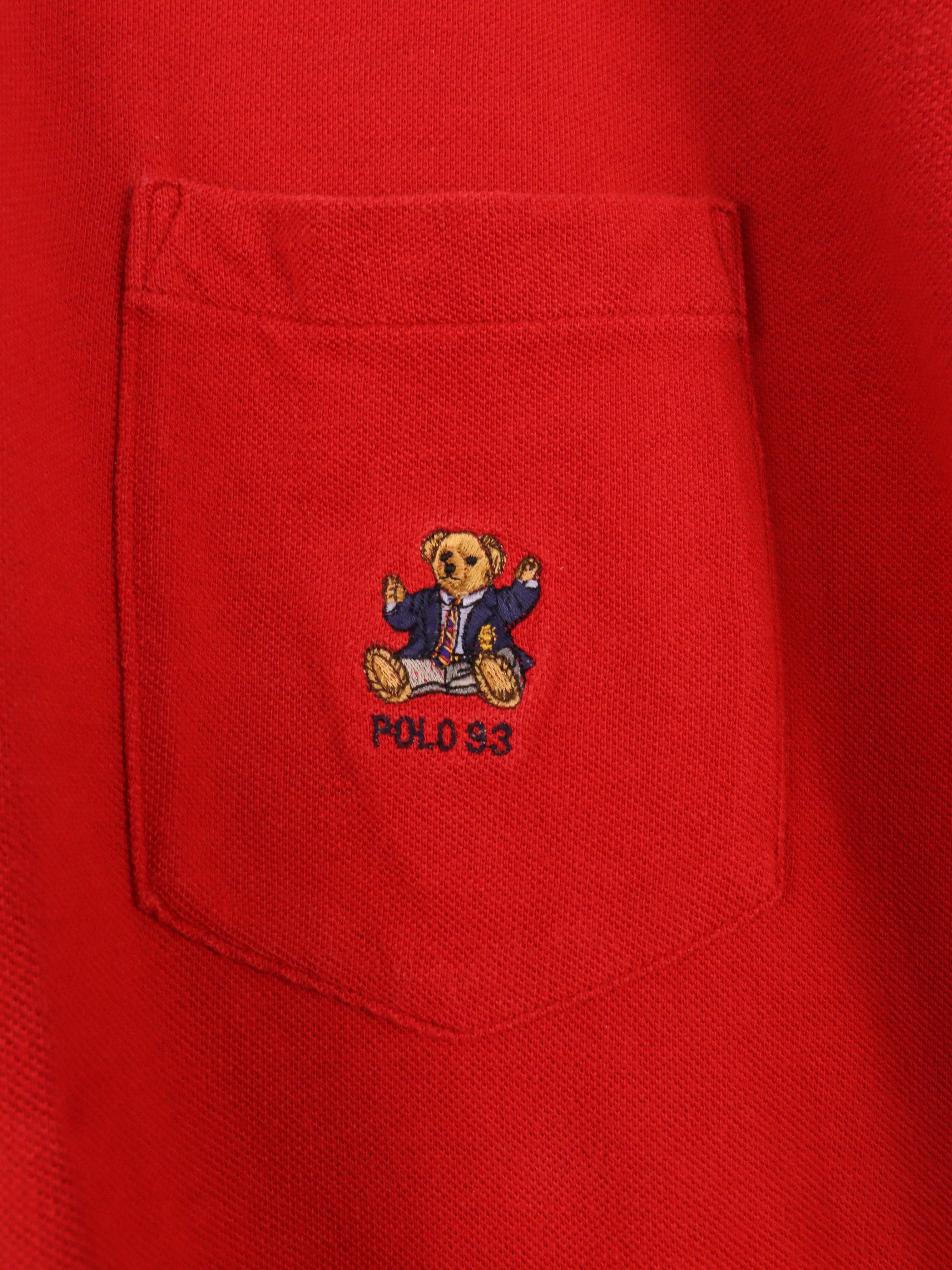 Polo Ralph Lauren × Ralph Lauren Polo Ralph Lauren Polo Bear '93 Single Pocket The Big Shirt Size US XXL / EU 58 / 5 - 4 Thumbnail