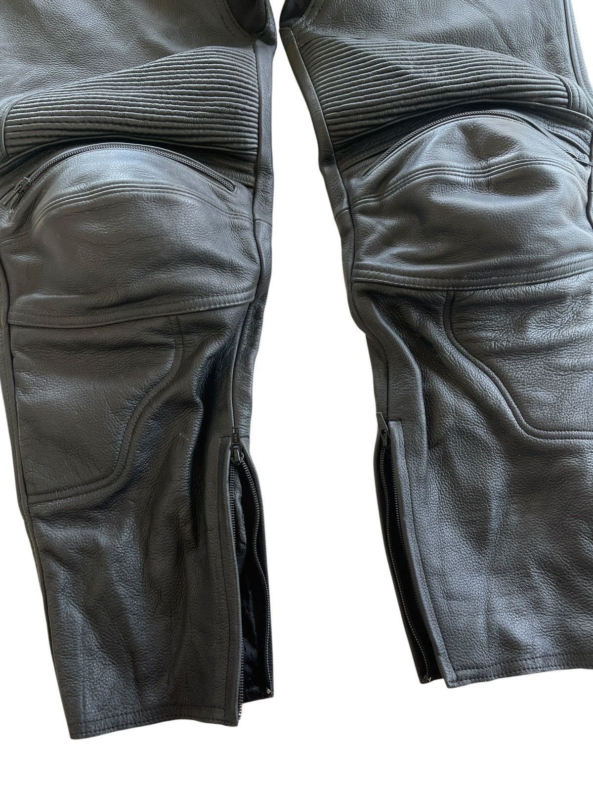 Kadoya Vintage Rookie RLP-1409 Bikers Leather Pants Size US 31 - 7 Thumbnail