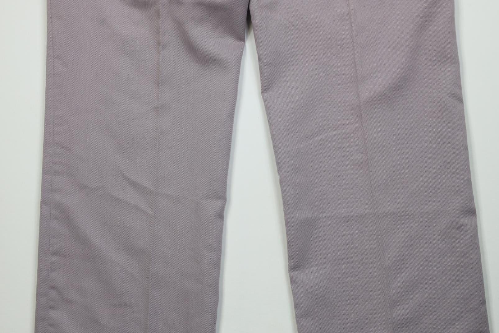 Levi's Vintage 70s 80s Levis Flared Wide Leg Chino Pants Purple USA Size US 38 / EU 54 - 12 Thumbnail