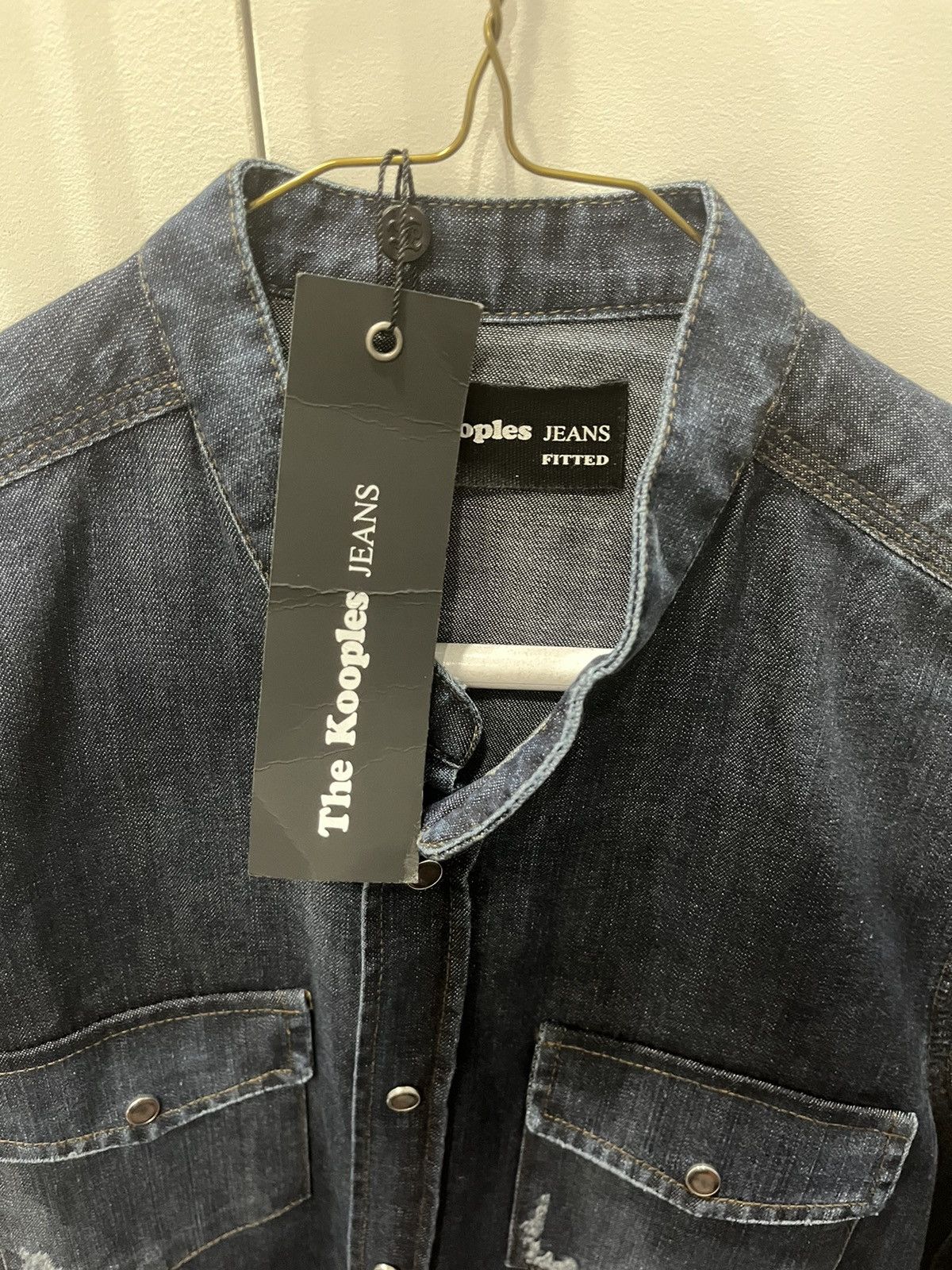 The Kooples The Kooples Men’s Blue Denim Button Down Size US XS / EU 42 / 0 - 5 Thumbnail