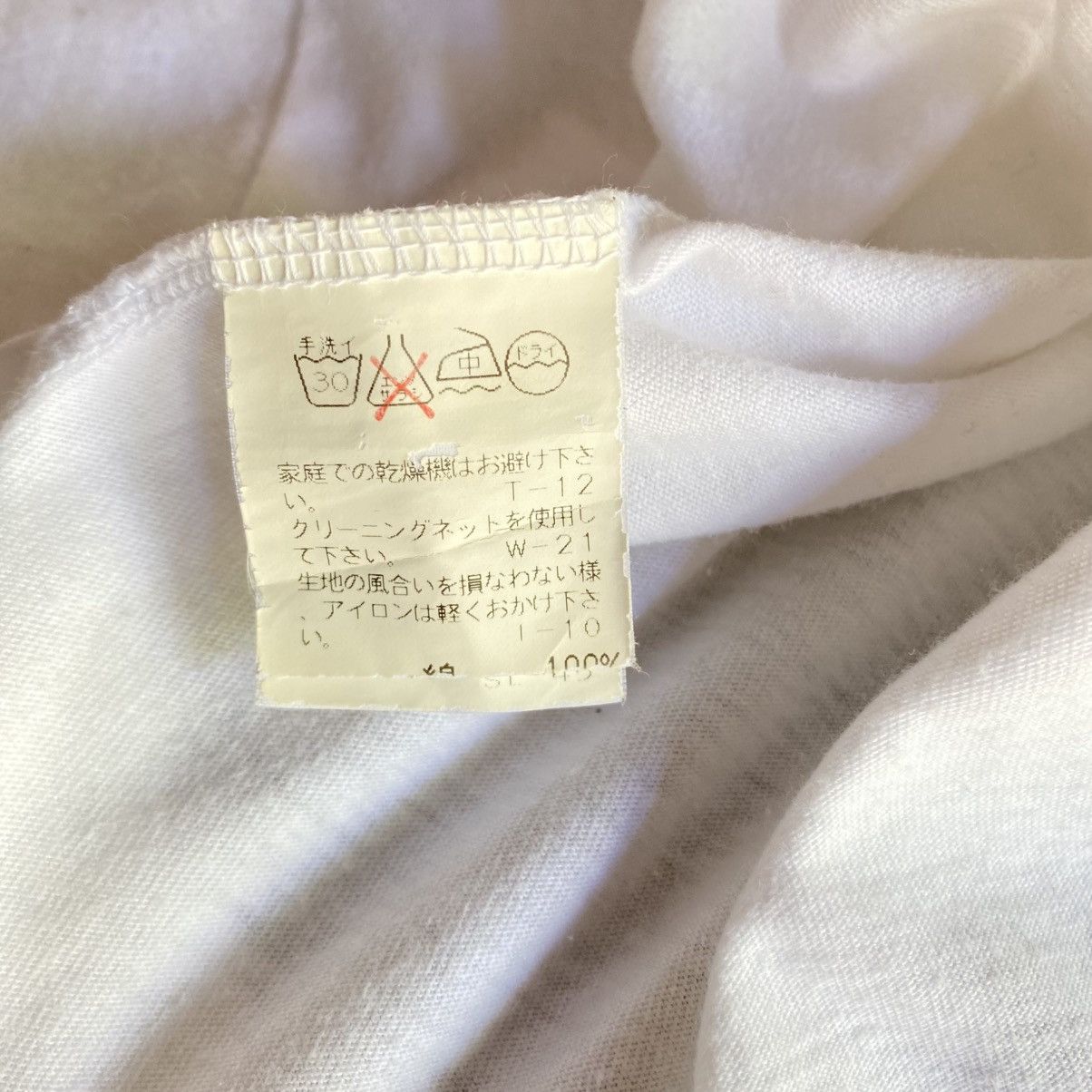 CABANE de ZUCCa CABANE de ZUCCA White Tee with Black Logo Embroidery Size US M / EU 48-50 / 2 - 14 Thumbnail