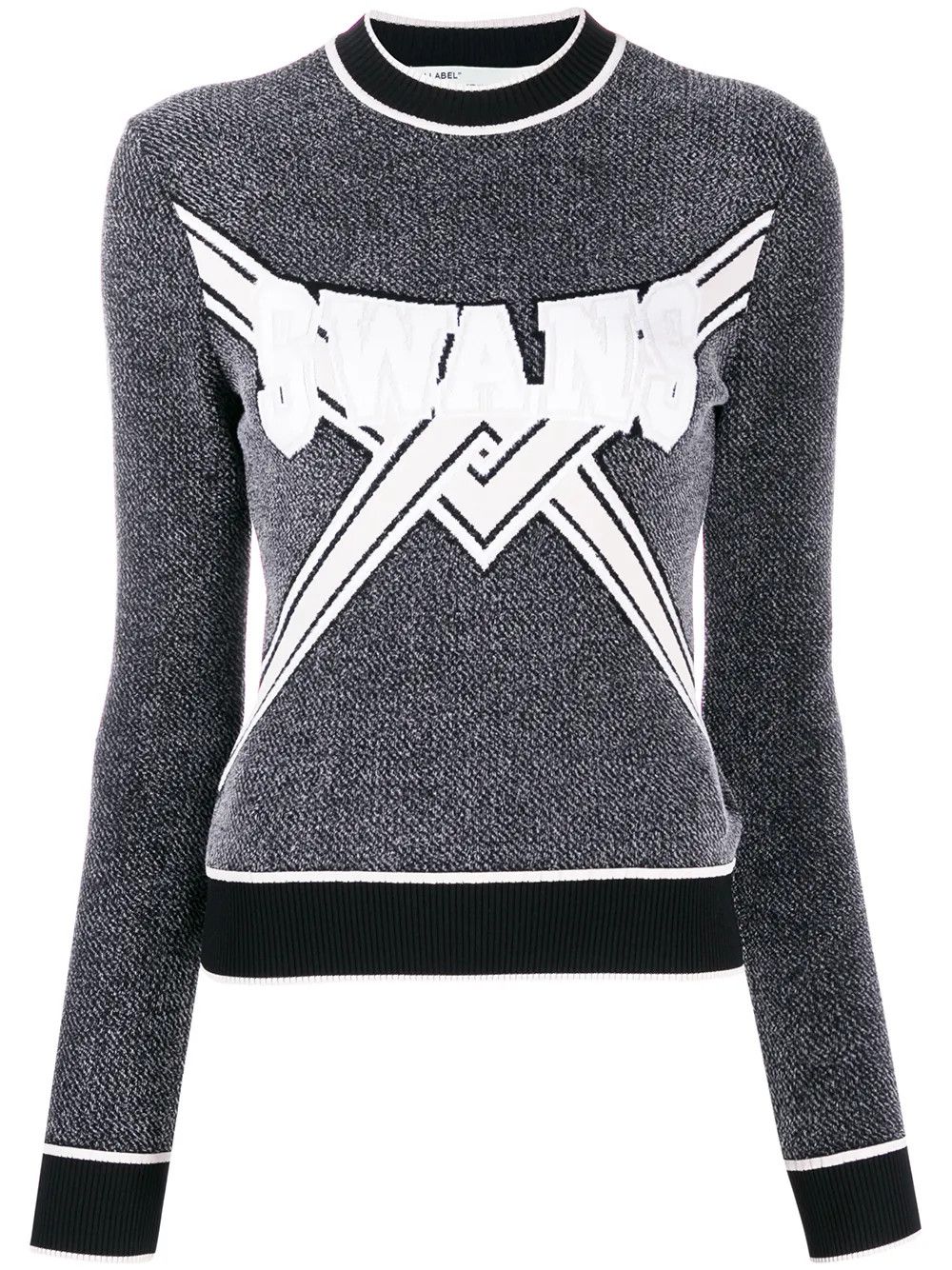 Off-White o1y1225 Round Collar Sweater in Multicolor Size M / US 6-8 / IT 42-44 - 1 Thumbnail