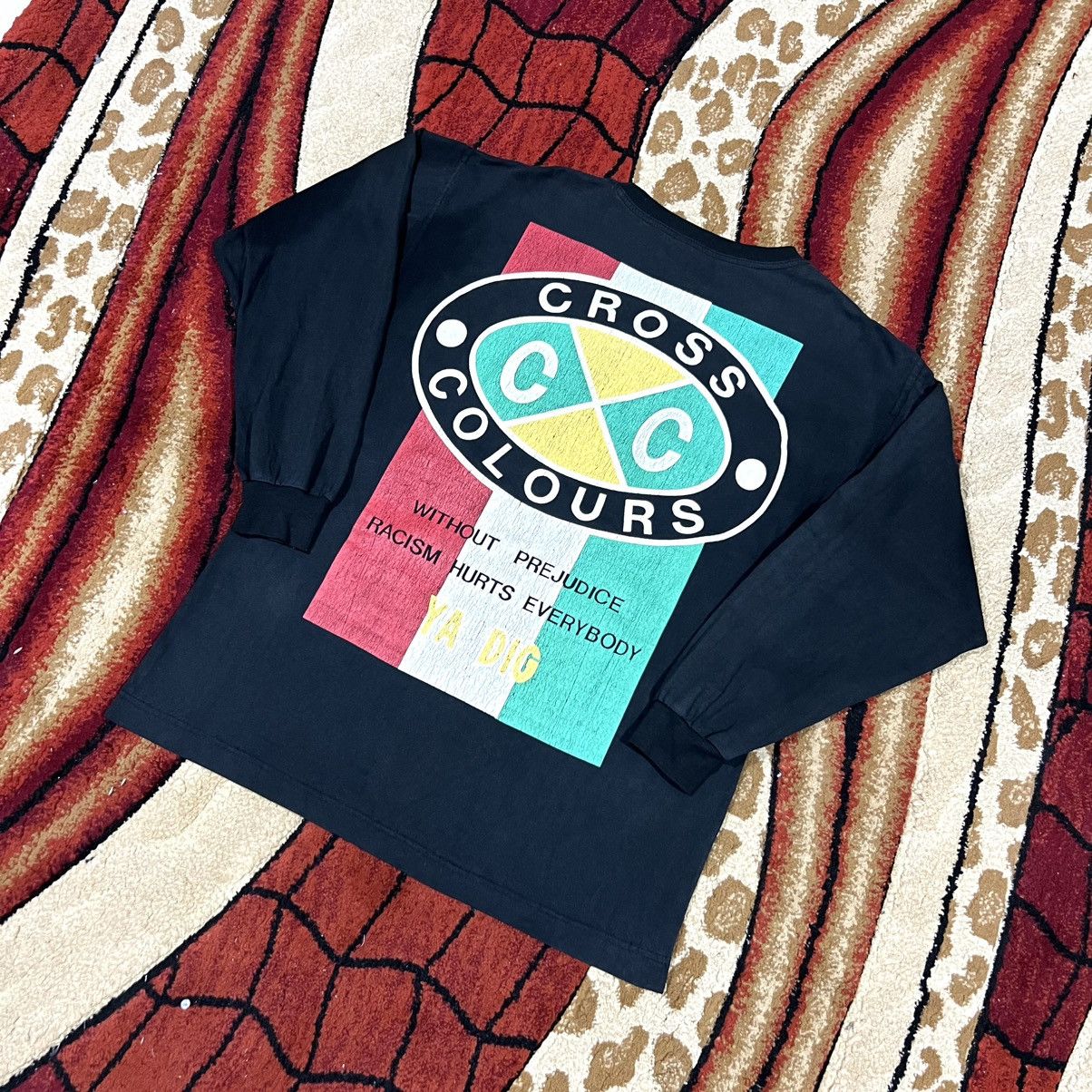 Cross Colours Vintage Faded Cross Colours Rare T Shirt Size US L / EU 52-54 / 3 - 2 Thumbnail